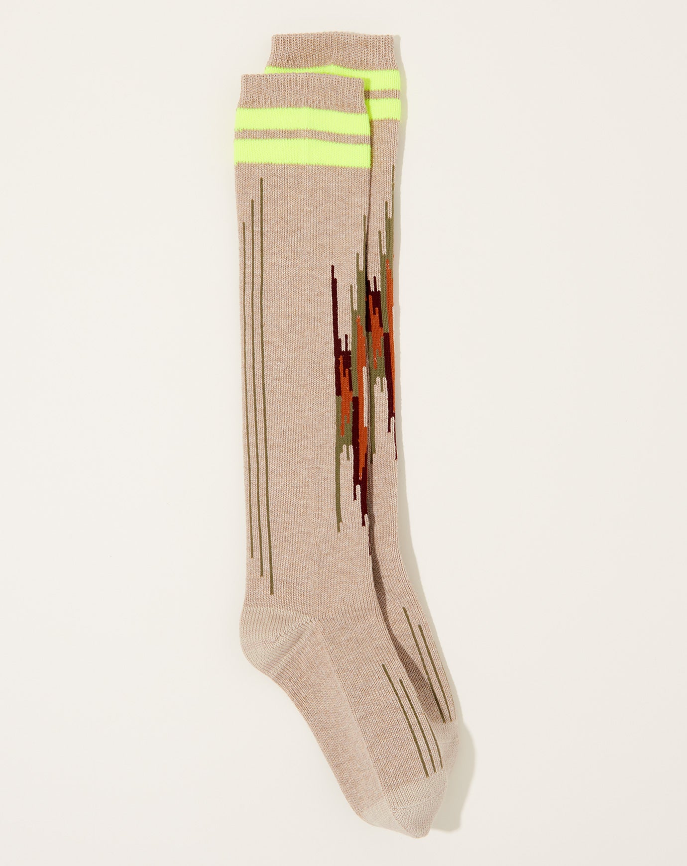 Kapital 84 Yarns ORTEGA Knee-High Socks in Beige