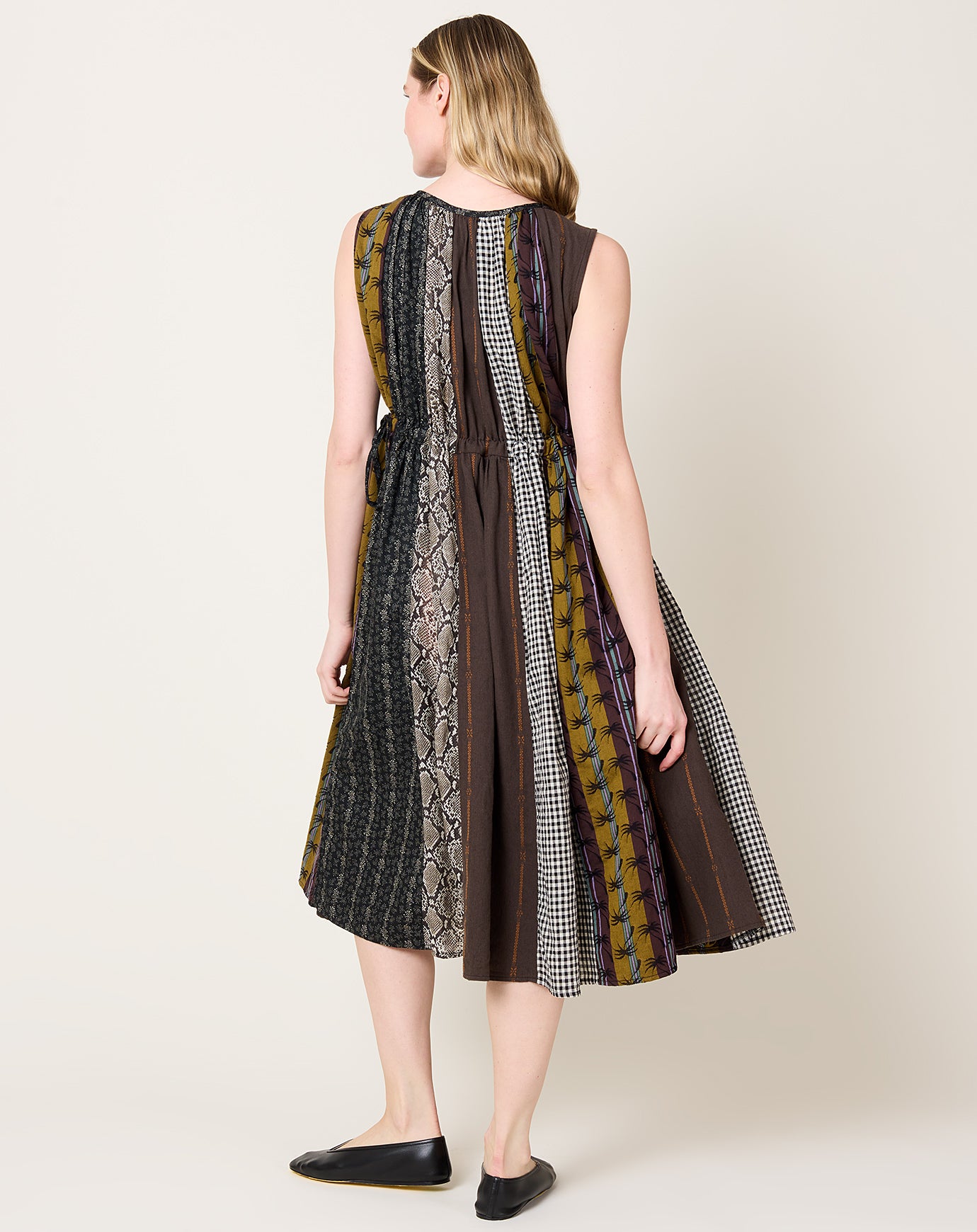 Kapital Patchwork KAHLO Dress in Black
