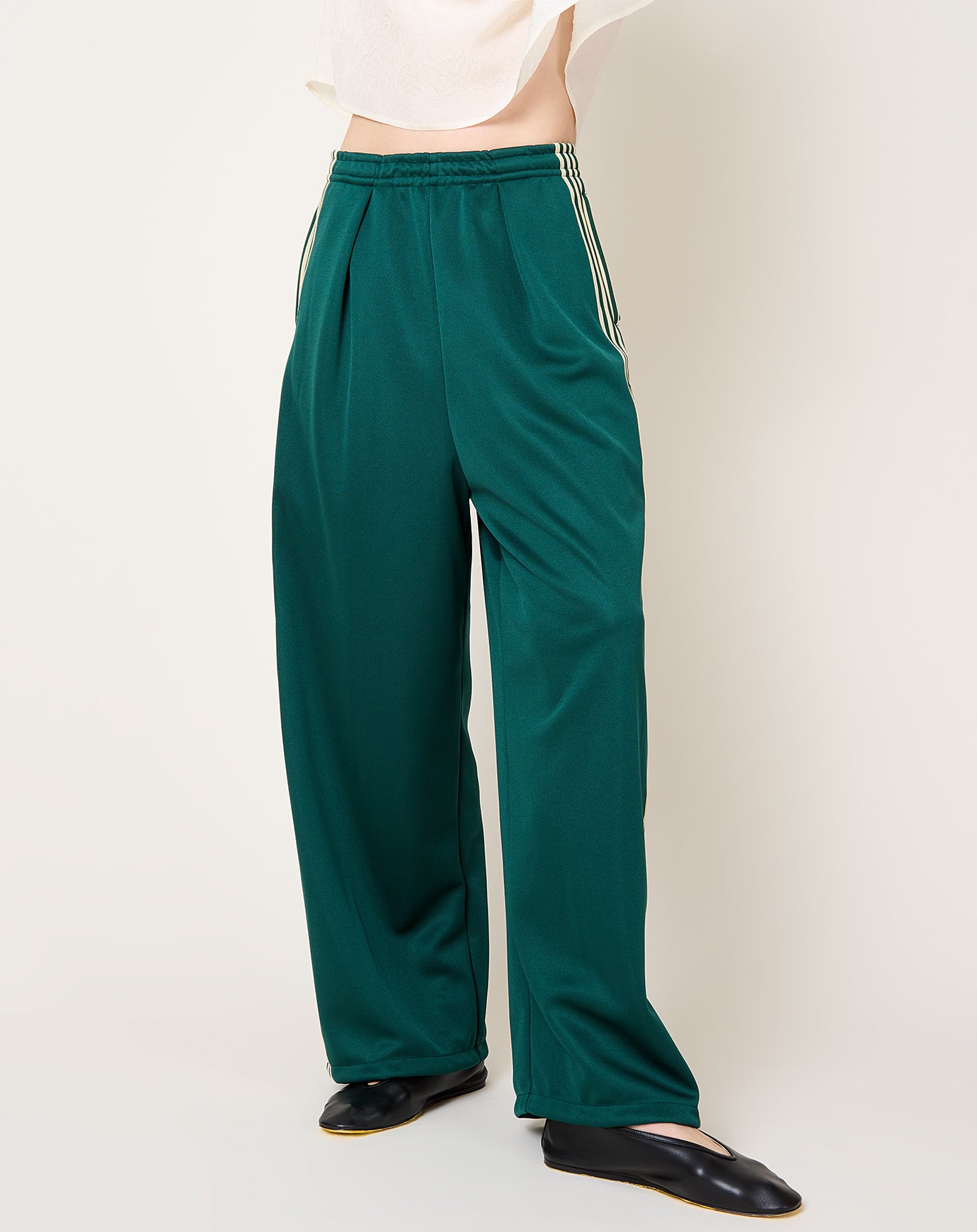 Kapital Stuntman&woman Baggy Track Pants in Green