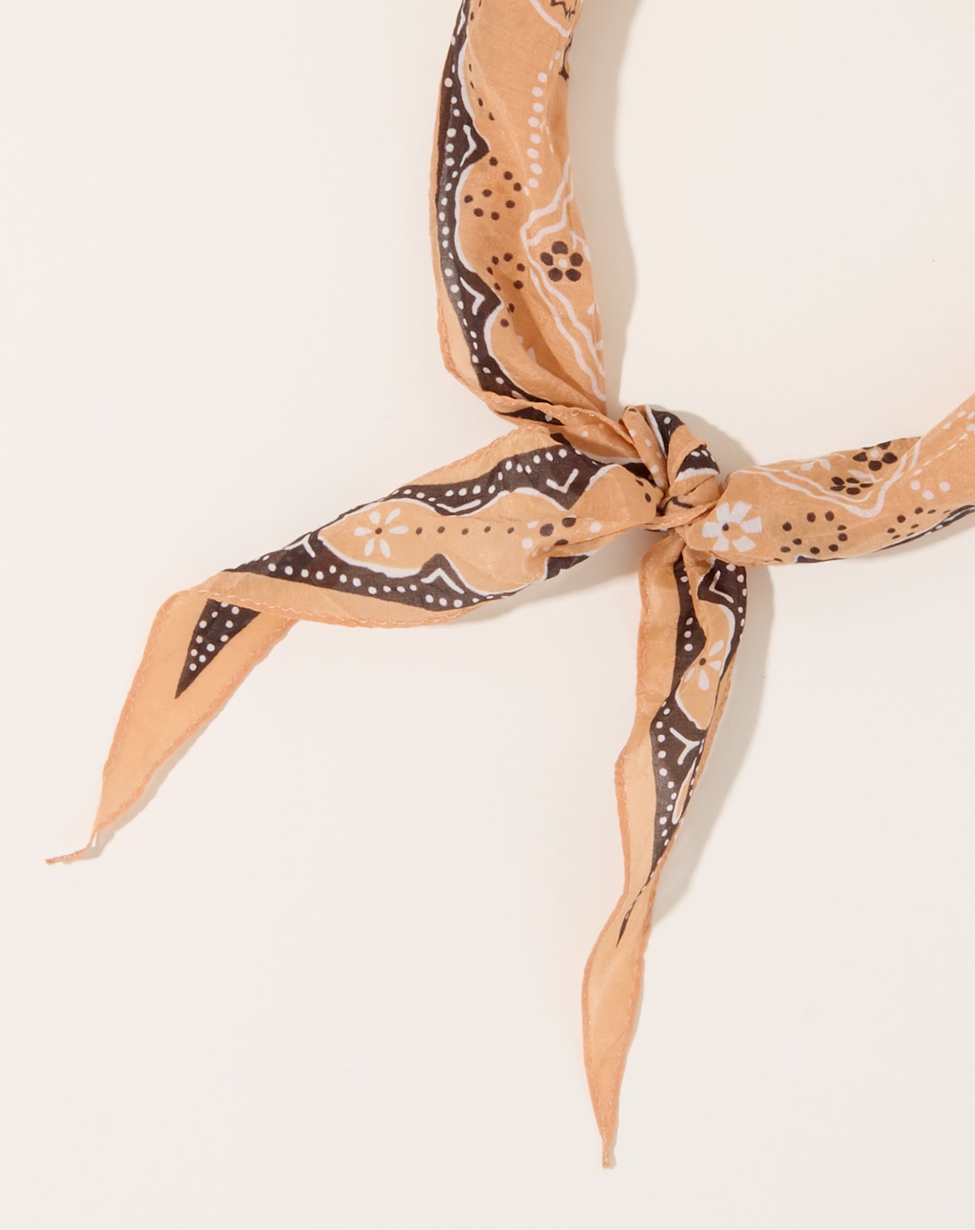 Kapital WASHER Silk Neckerchief (COOKIE) in Orange