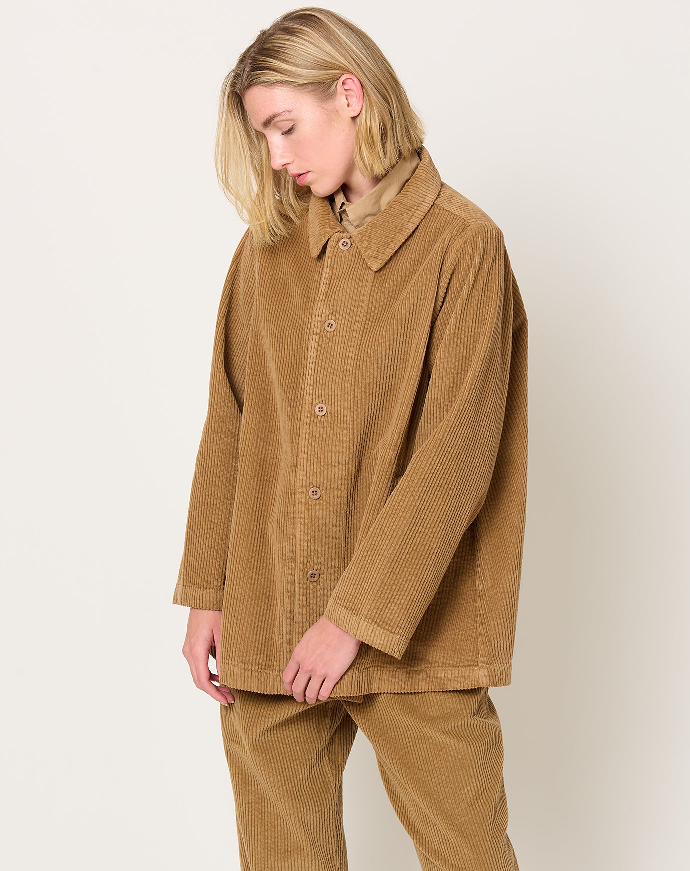 Labo.Art Joseph Corduroy Jacket in Camel