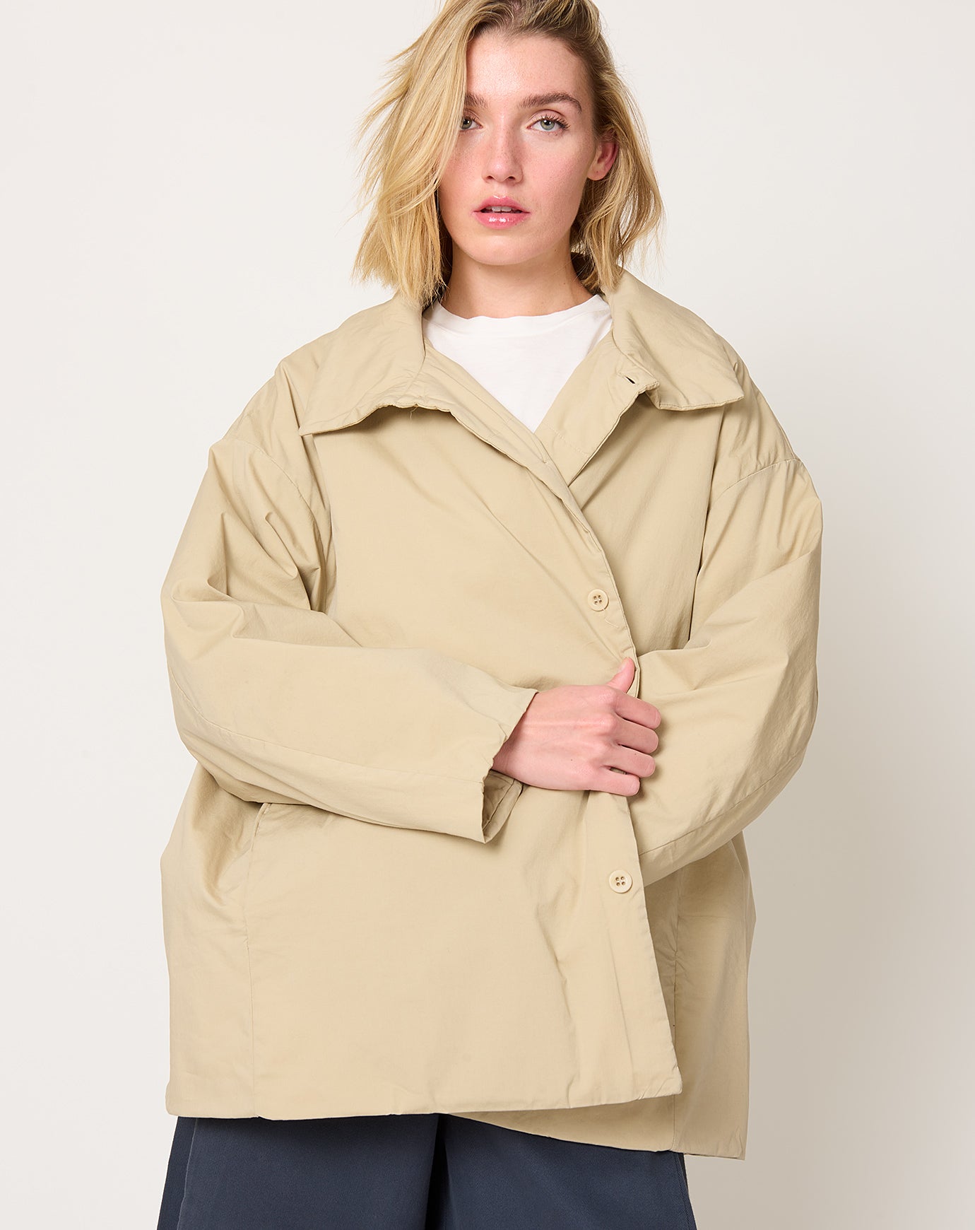 Labo.Art Michael Padded Jacket in Cement