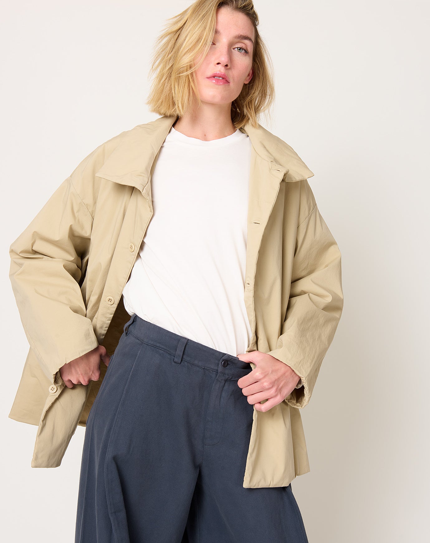 Labo.Art Michael Padded Jacket in Cement