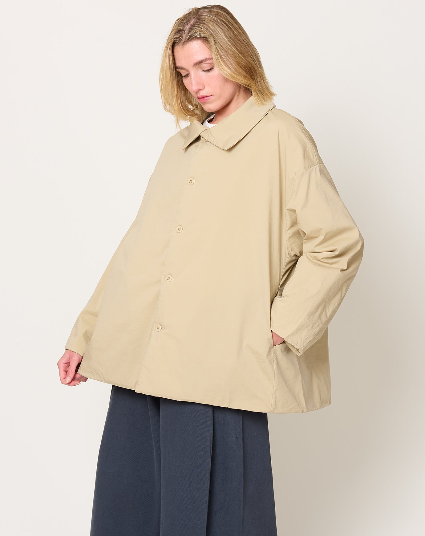 Labo.Art Michael Padded Jacket in Cement