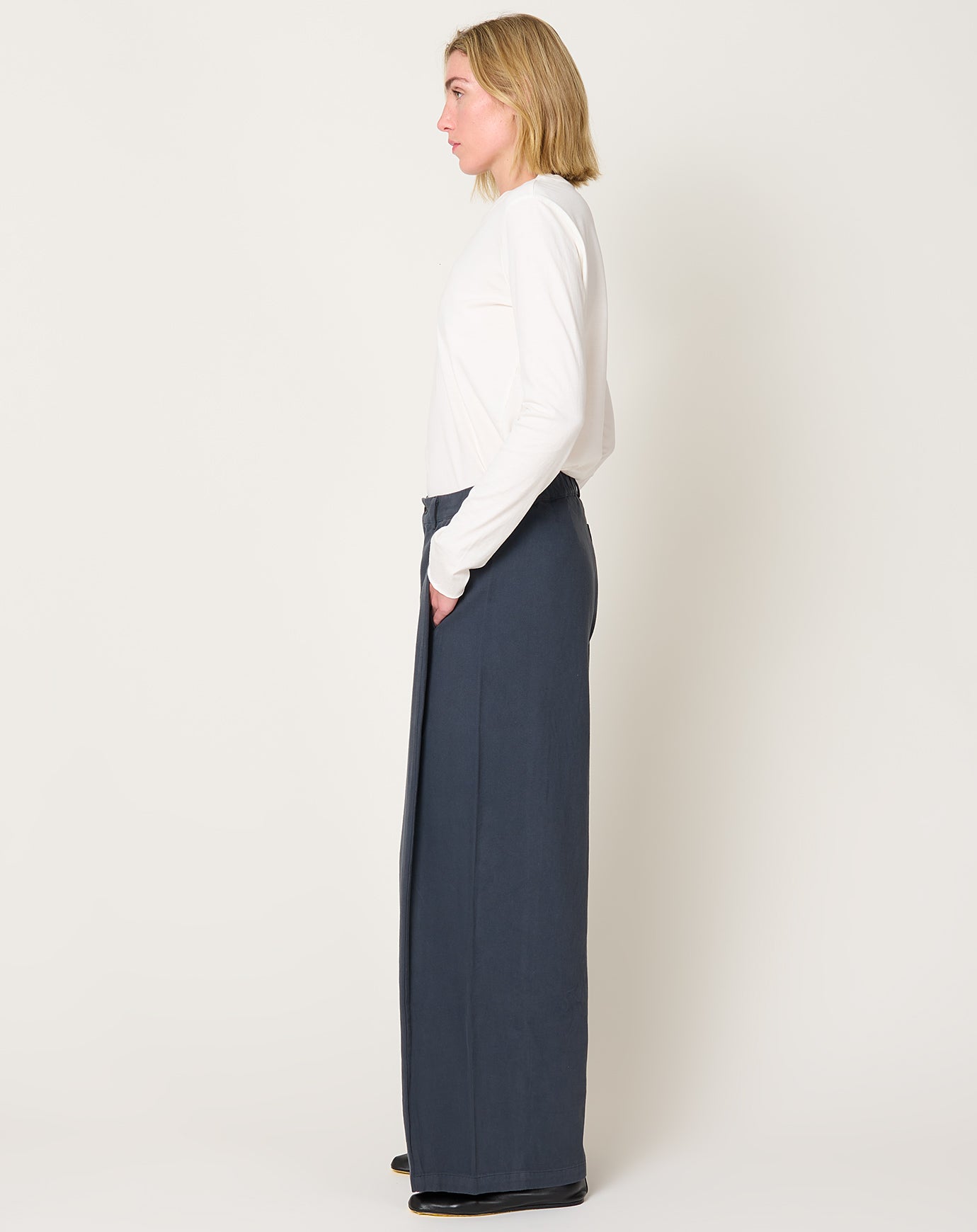 Labo.Art Diagonale Pant in Grafite