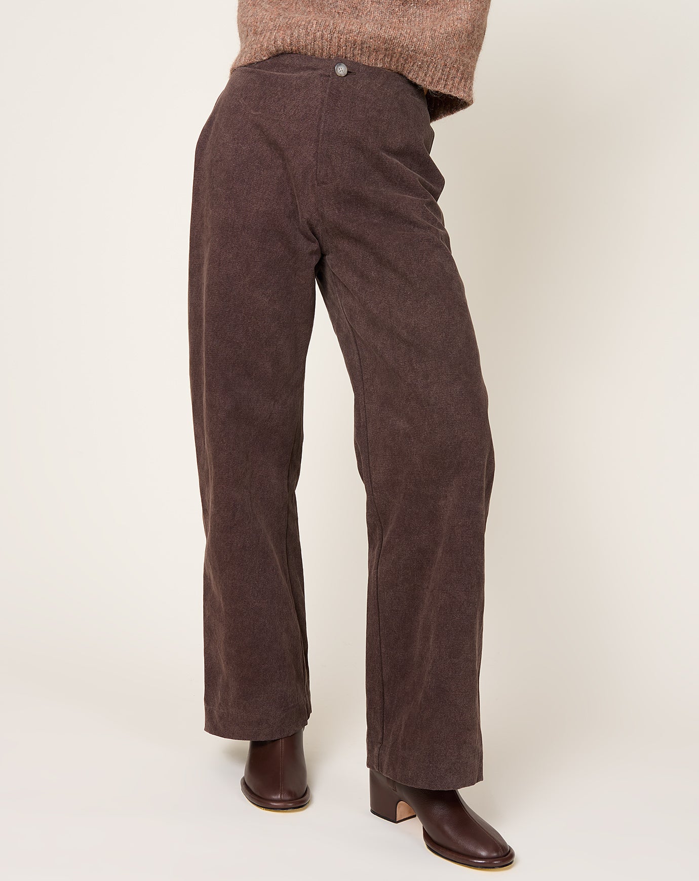 Lauren Manoogian Canvas Gallery Pants in Washed Soil