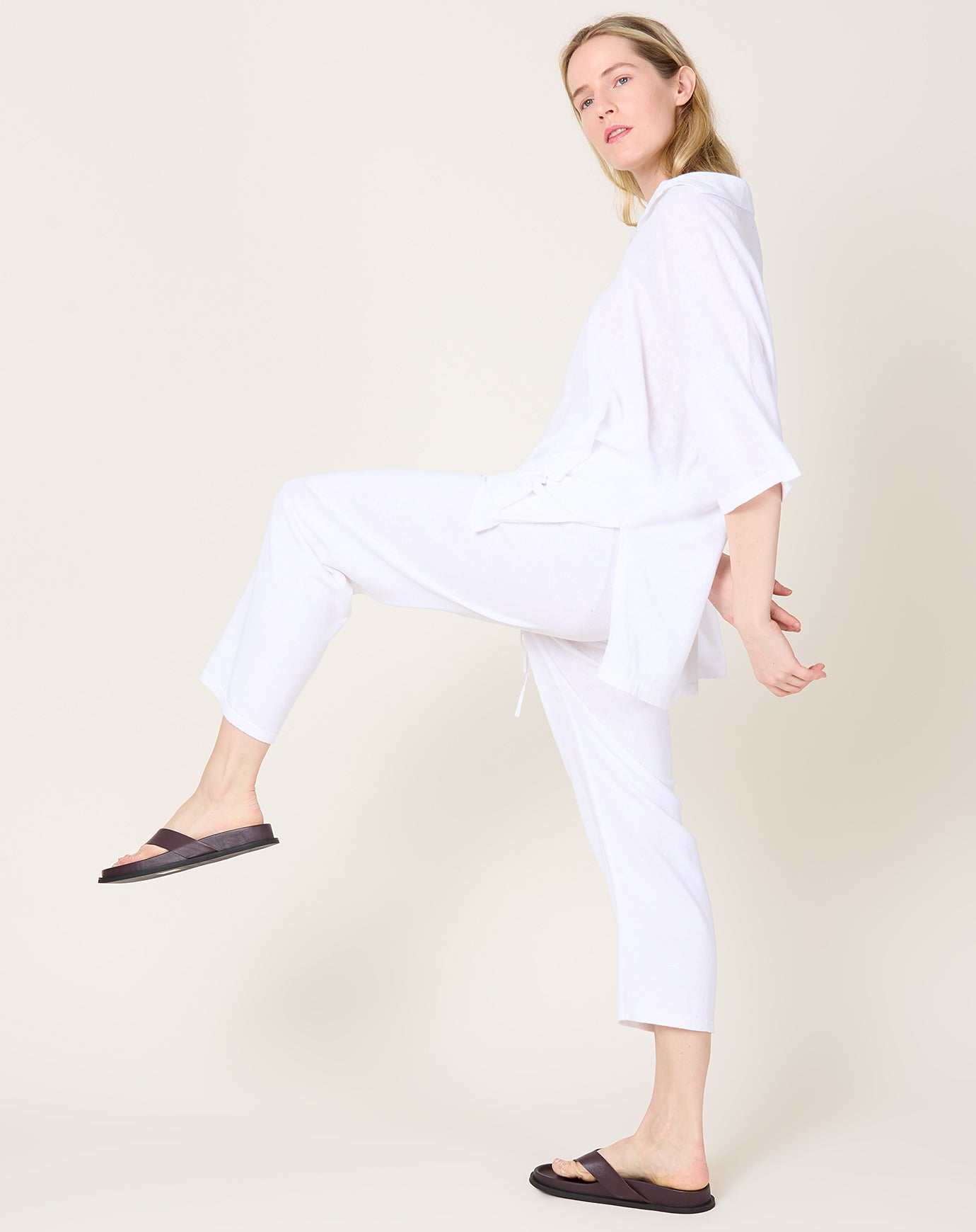Lauren Manoogian Capri Pants in White