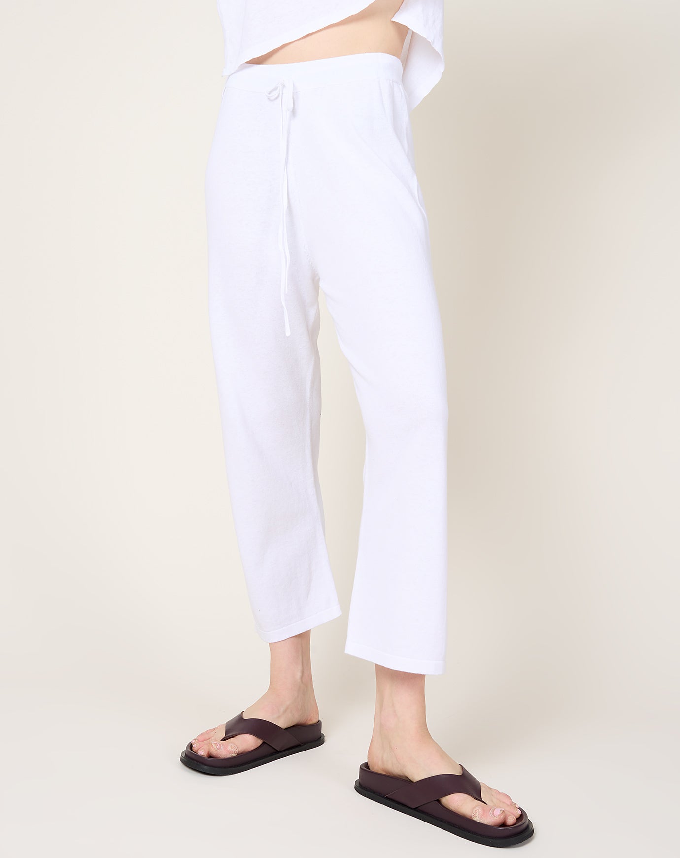 Lauren Manoogian Capri Pants in White