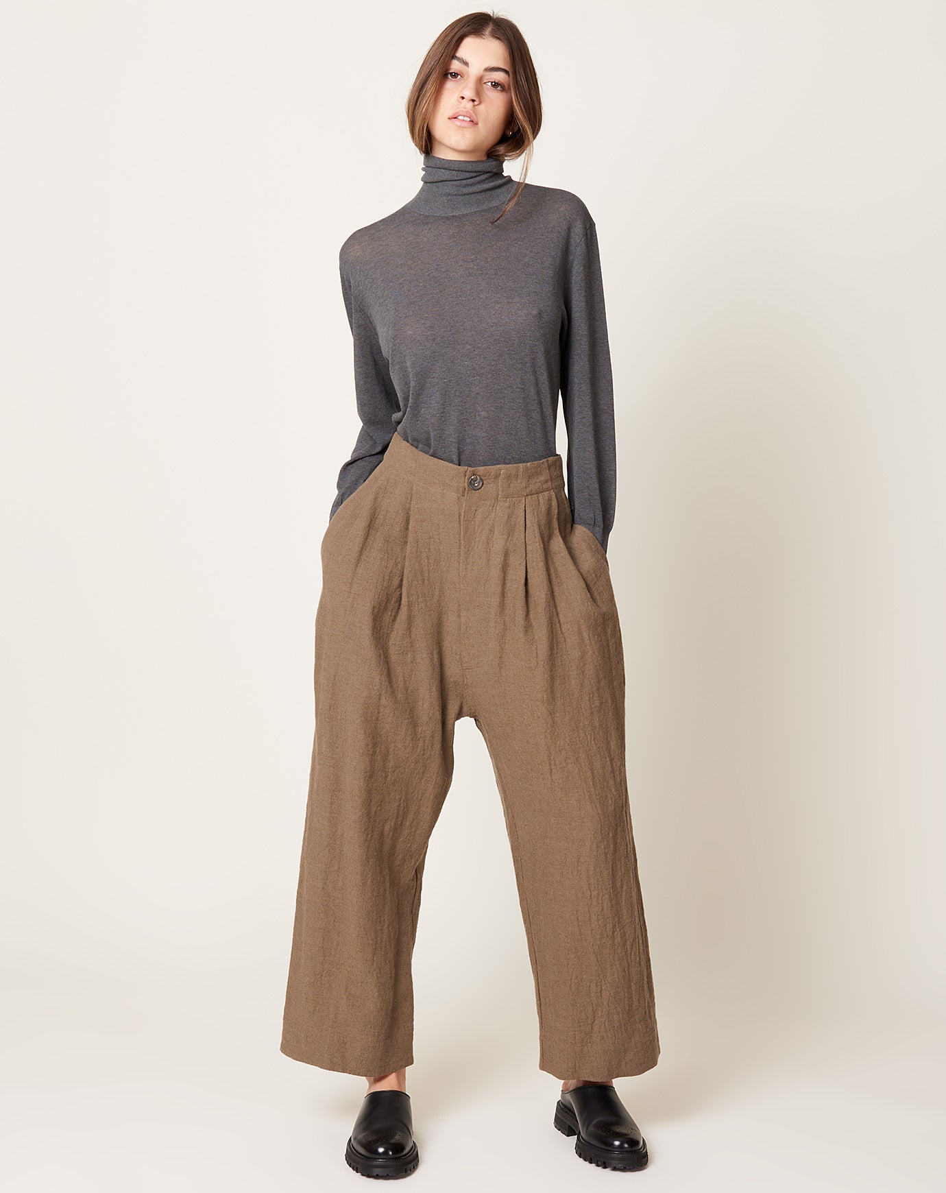 Lauren Manoogian Como Trouser in Loam