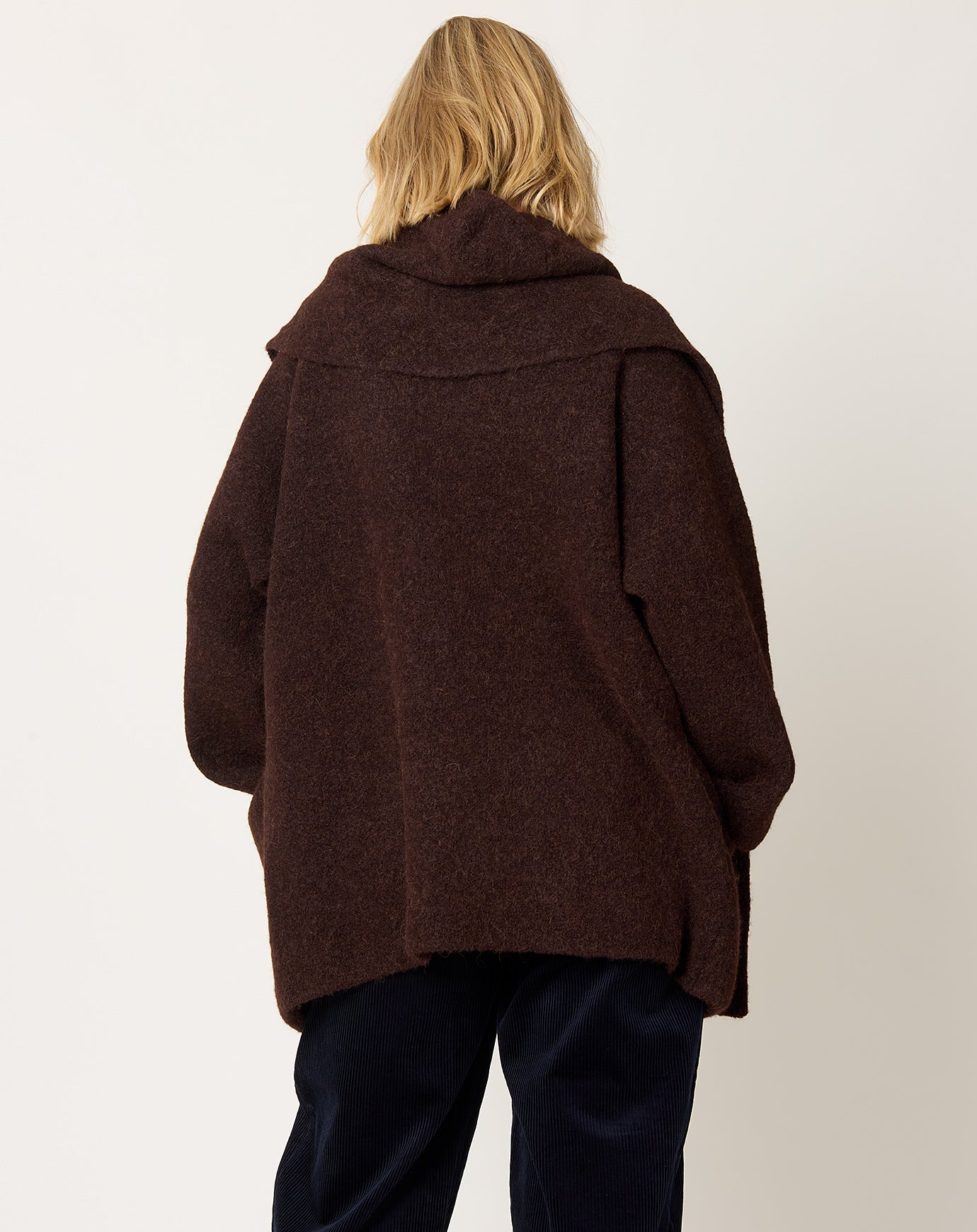 Lauren Manoogian Double Face Coat in Merlot