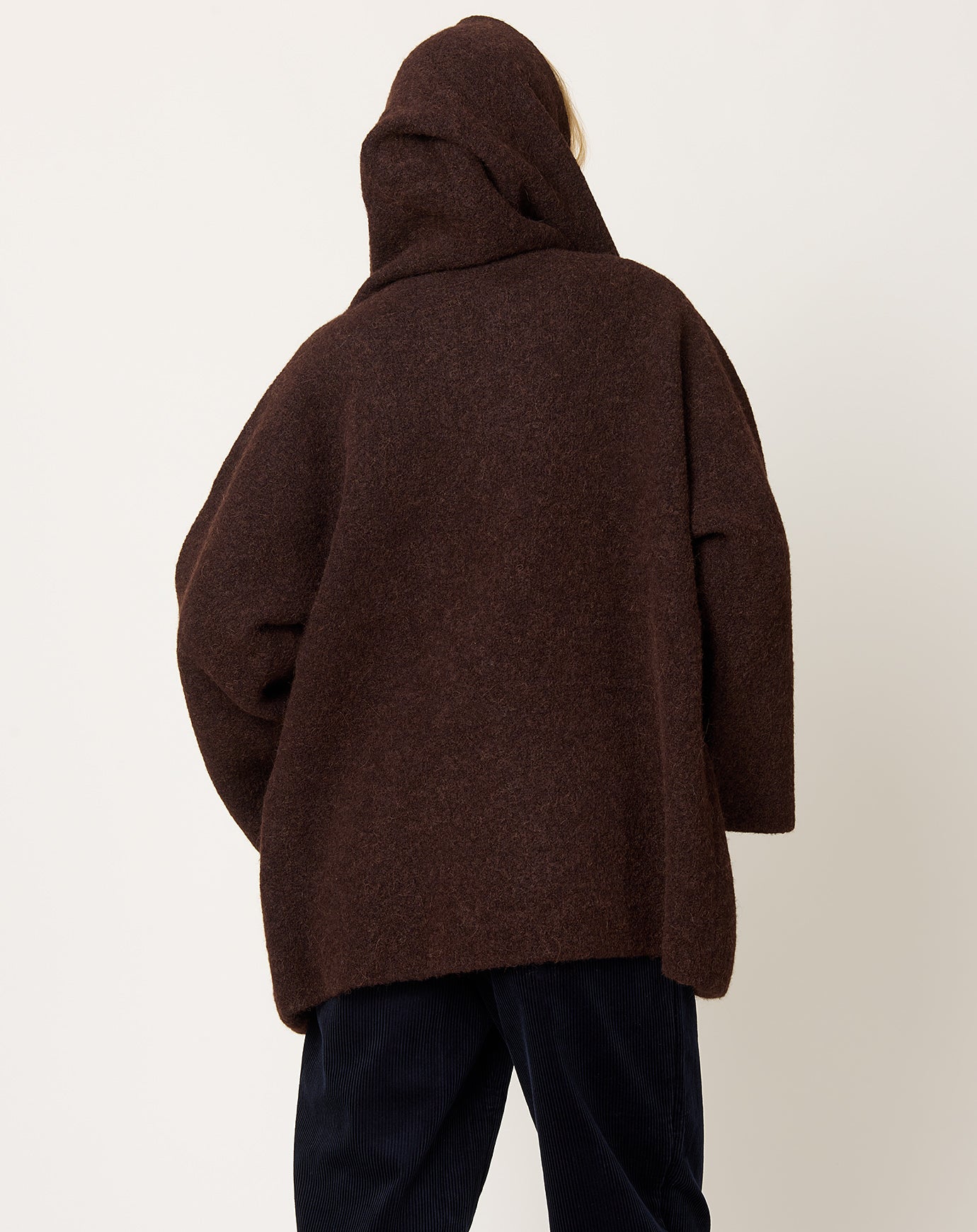 Lauren Manoogian Double Face Coat in Merlot