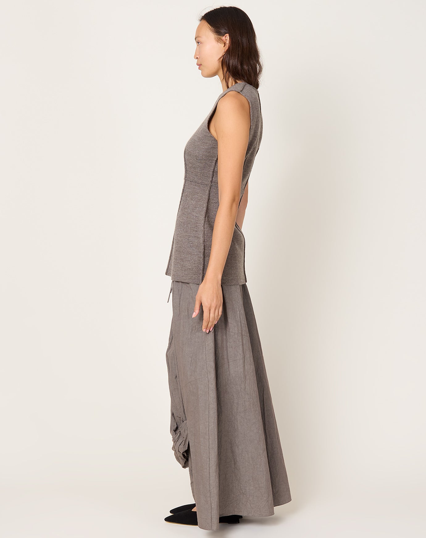 Lauren Manoogian Double Knit Bodice in Cinder