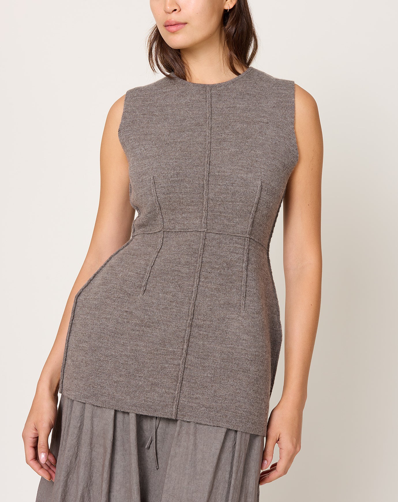 Lauren Manoogian Double Knit Bodice in Cinder