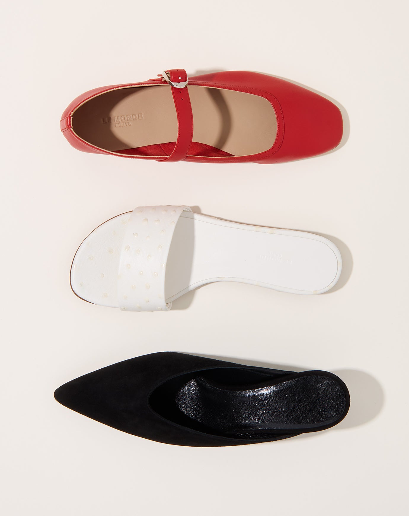 Le Monde Béryl Pool Slide in Ivory