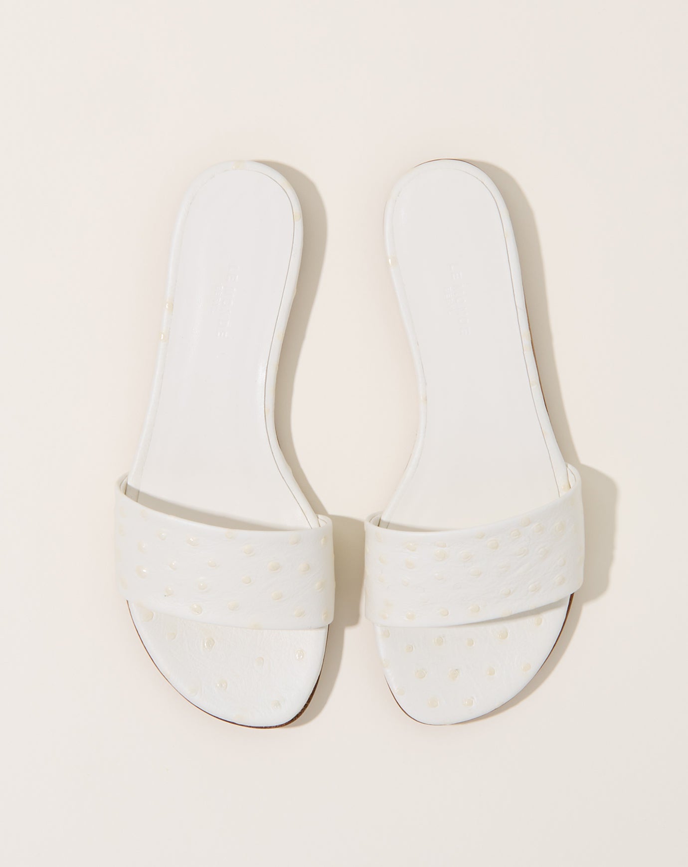 Le Monde Béryl Pool Slide in Ivory