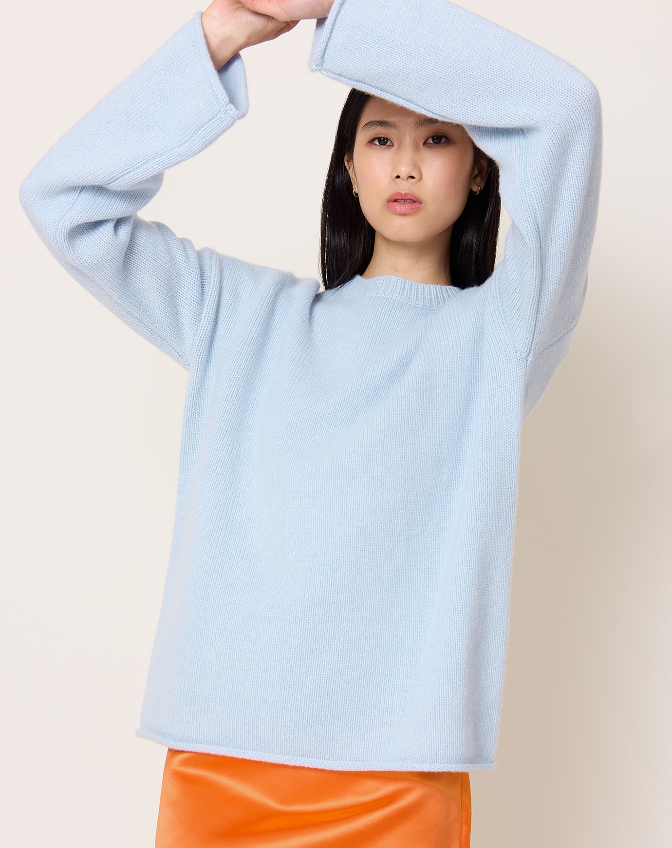 Lisa Yang Kristy Sweater in Horizon Blue