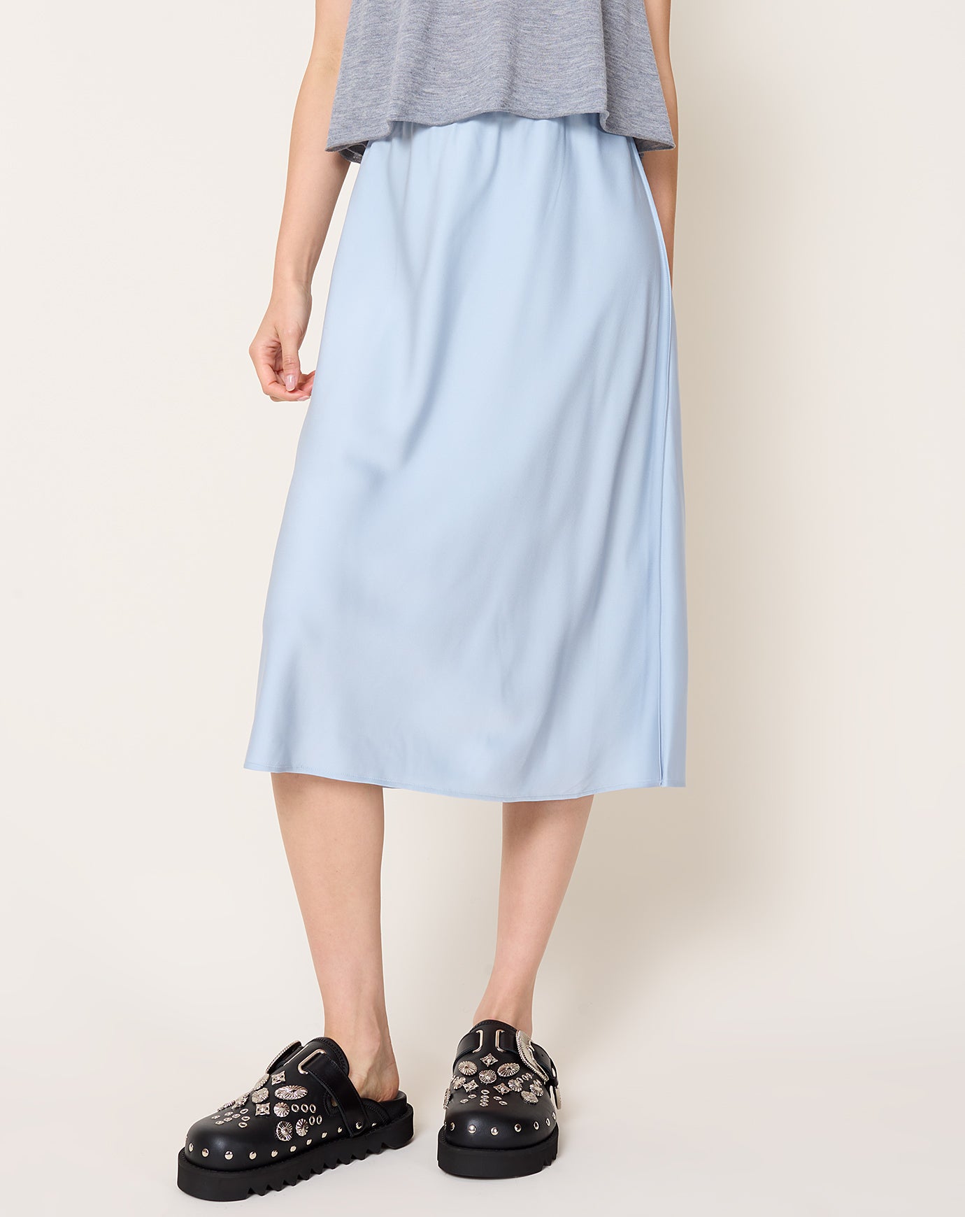 Lisa Yang Midi Skirt in Surf