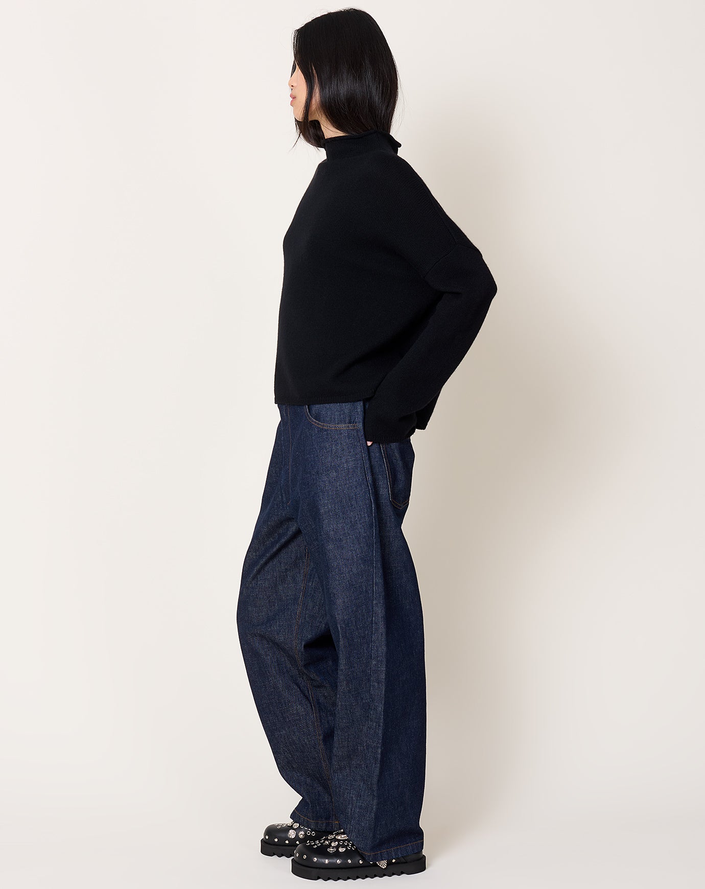 Lisa Yang Sandy Sweater in Black