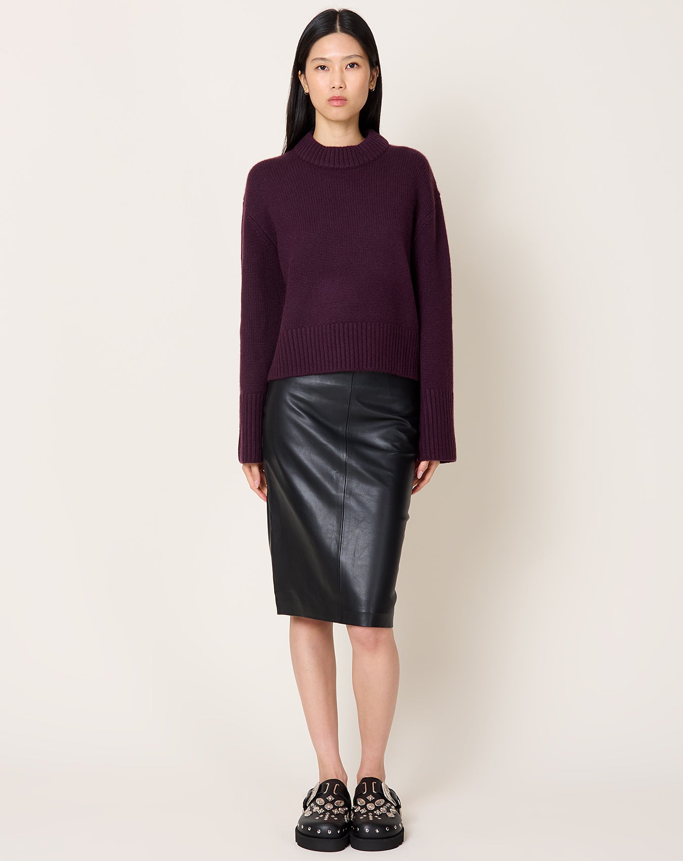 Lisa Yang Sony Sweater in Mahogany