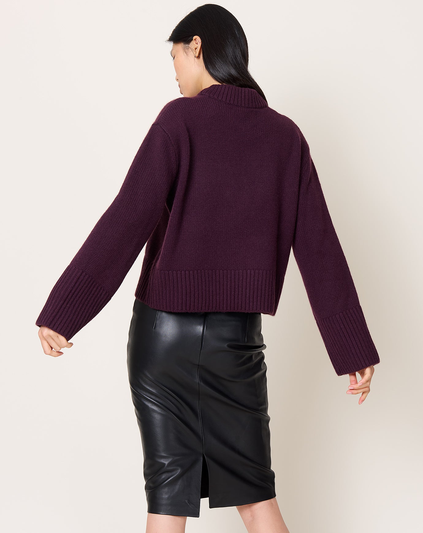 Lisa Yang Sony Sweater in Mahogany