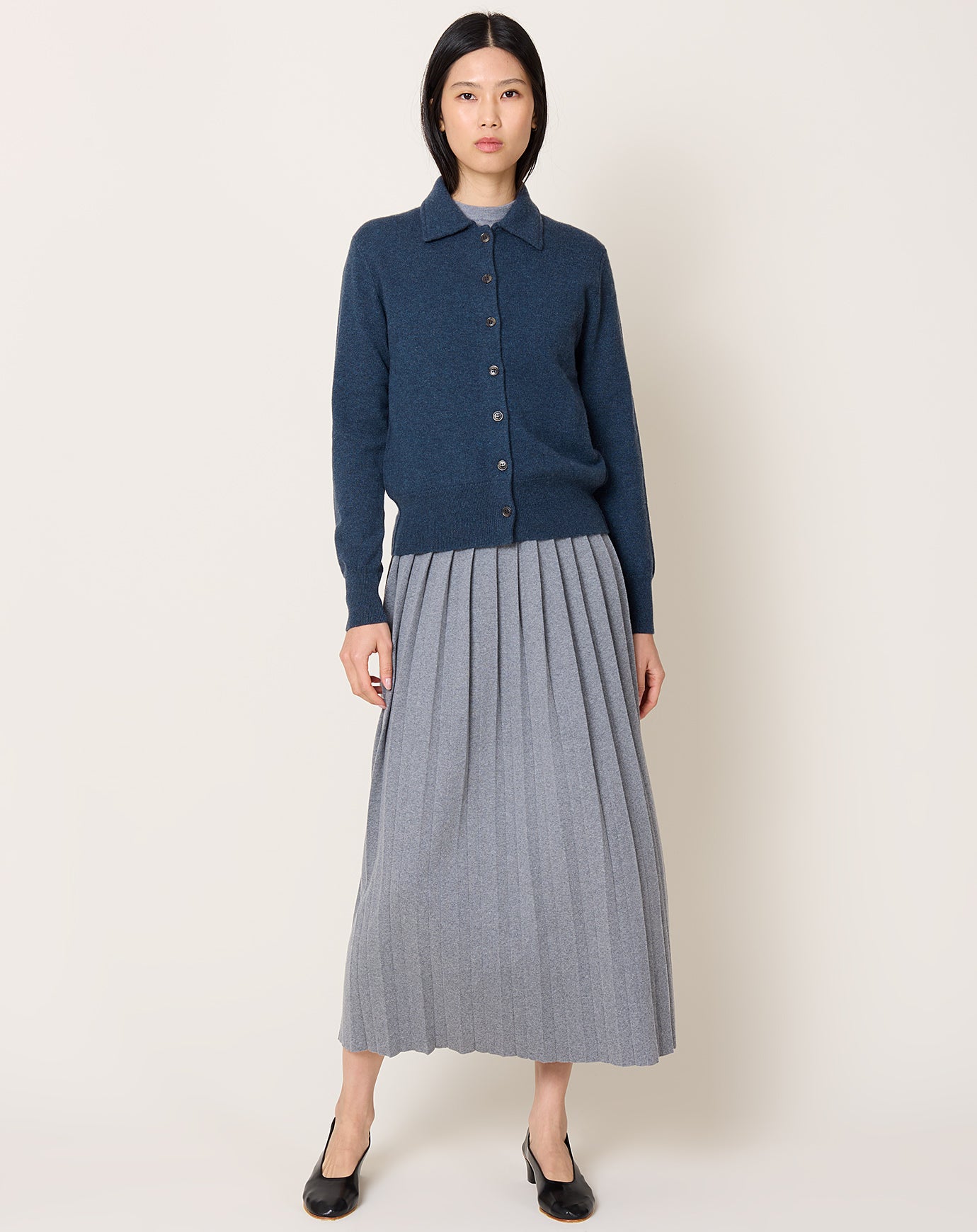 Lisa Yang Suzette Cardigan in Night Fall