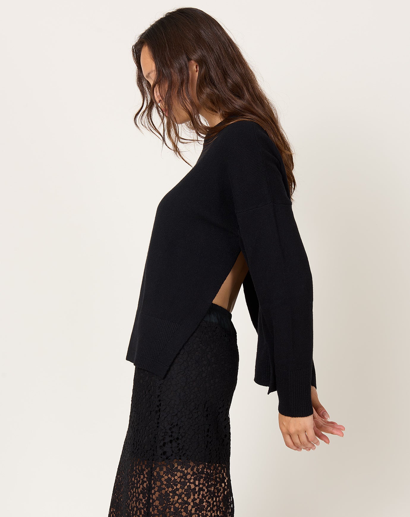 Maria McManus Swing Crew in Black