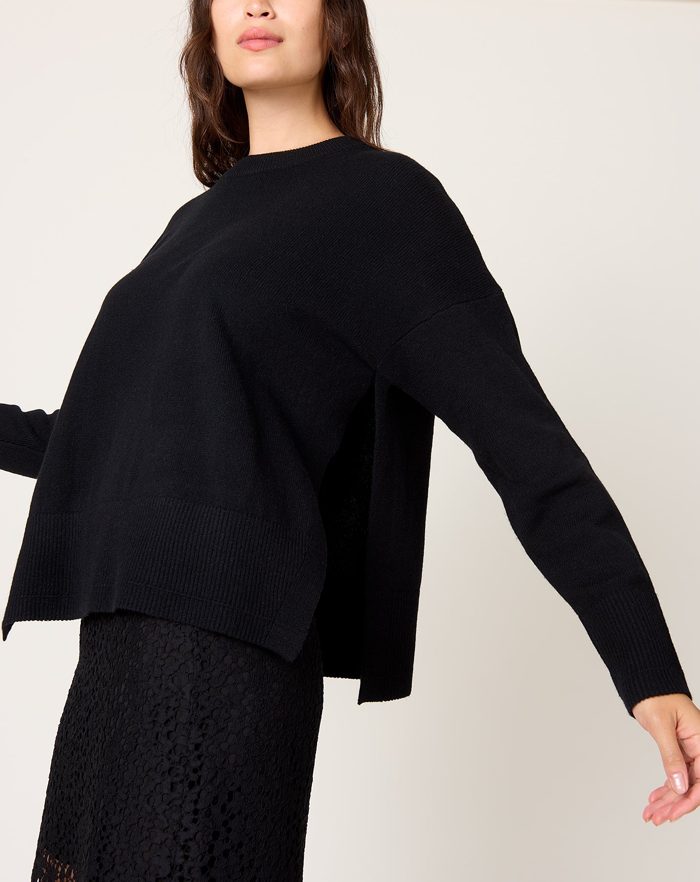 Maria McManus Swing Crew in Black