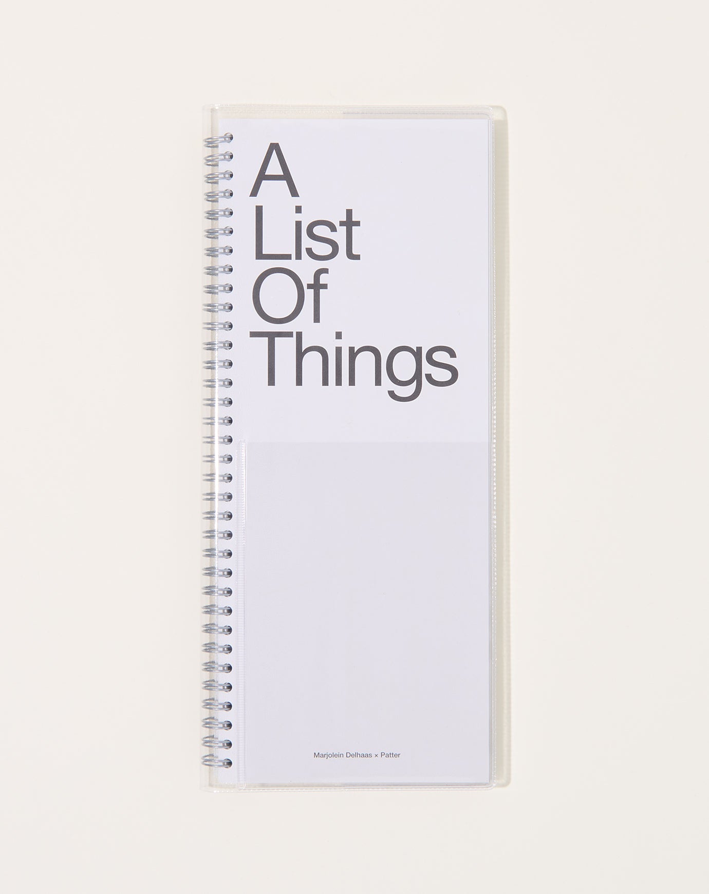 Marjolein Delhaas A List of Things – Marjolein Delhaas × Patter