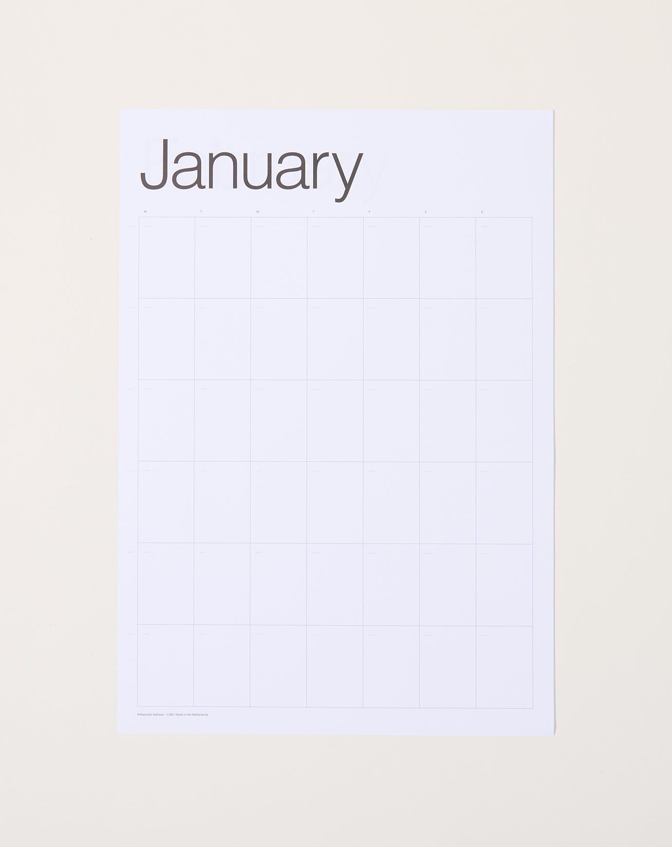 Marjolein Delhaas 365 Wall Planner