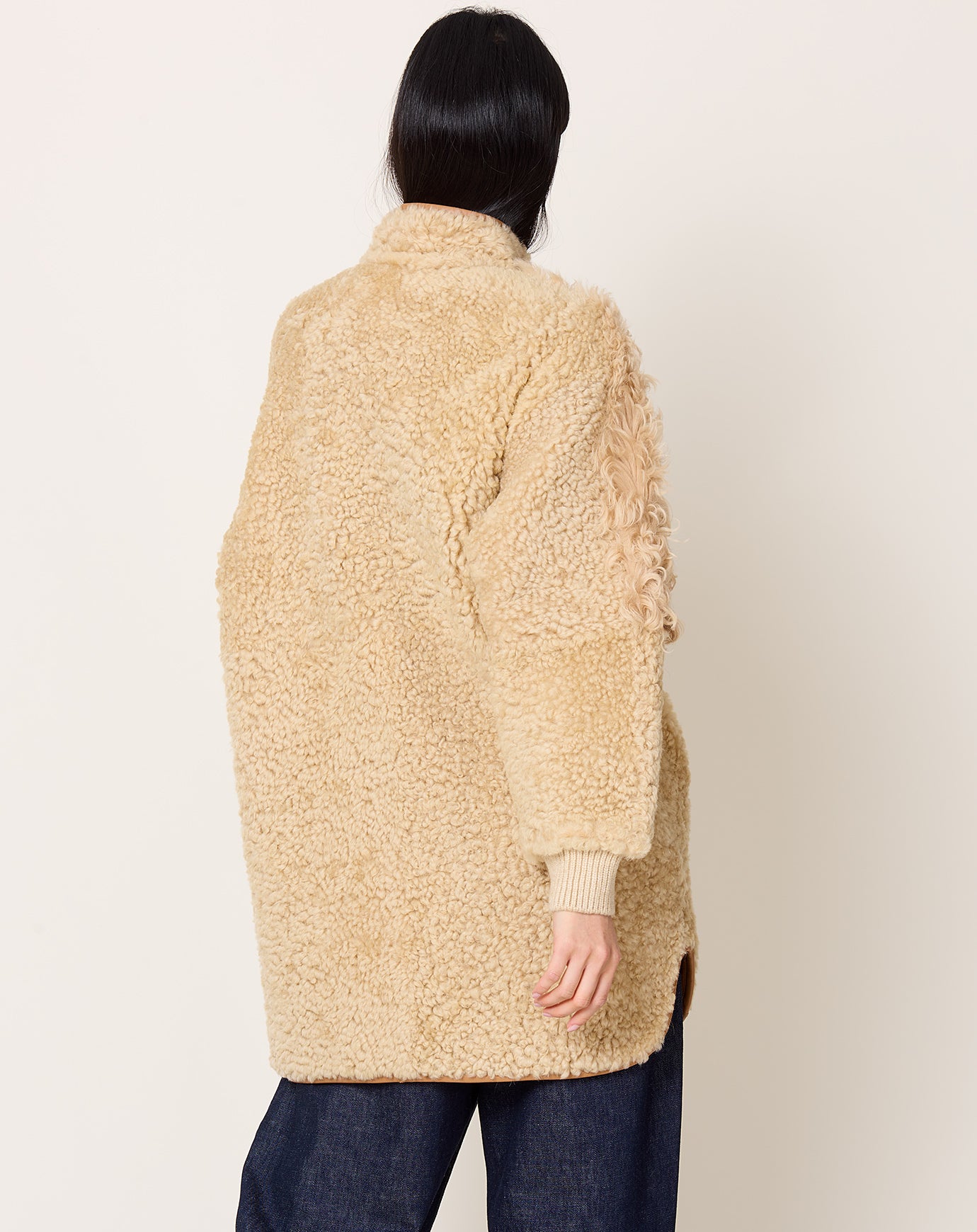 Milena Silvano Allie Coat in Oat