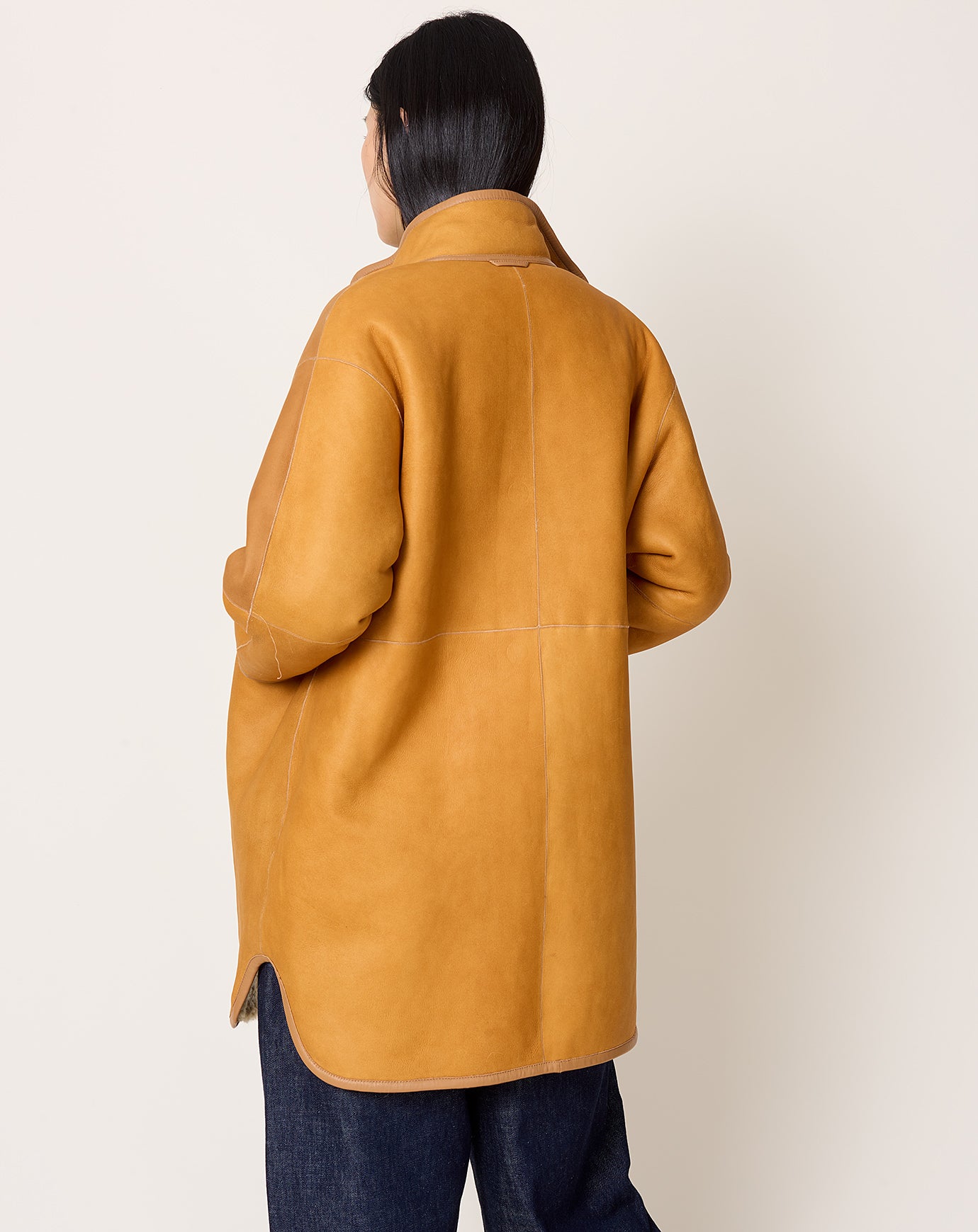 Milena Silvano Allie Coat in Oat