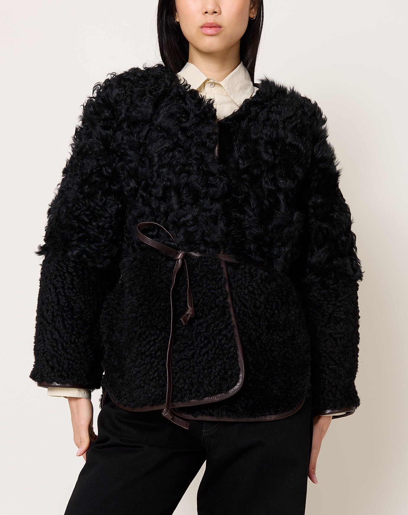 Milena Silvano Pyramid Robe in Chaga