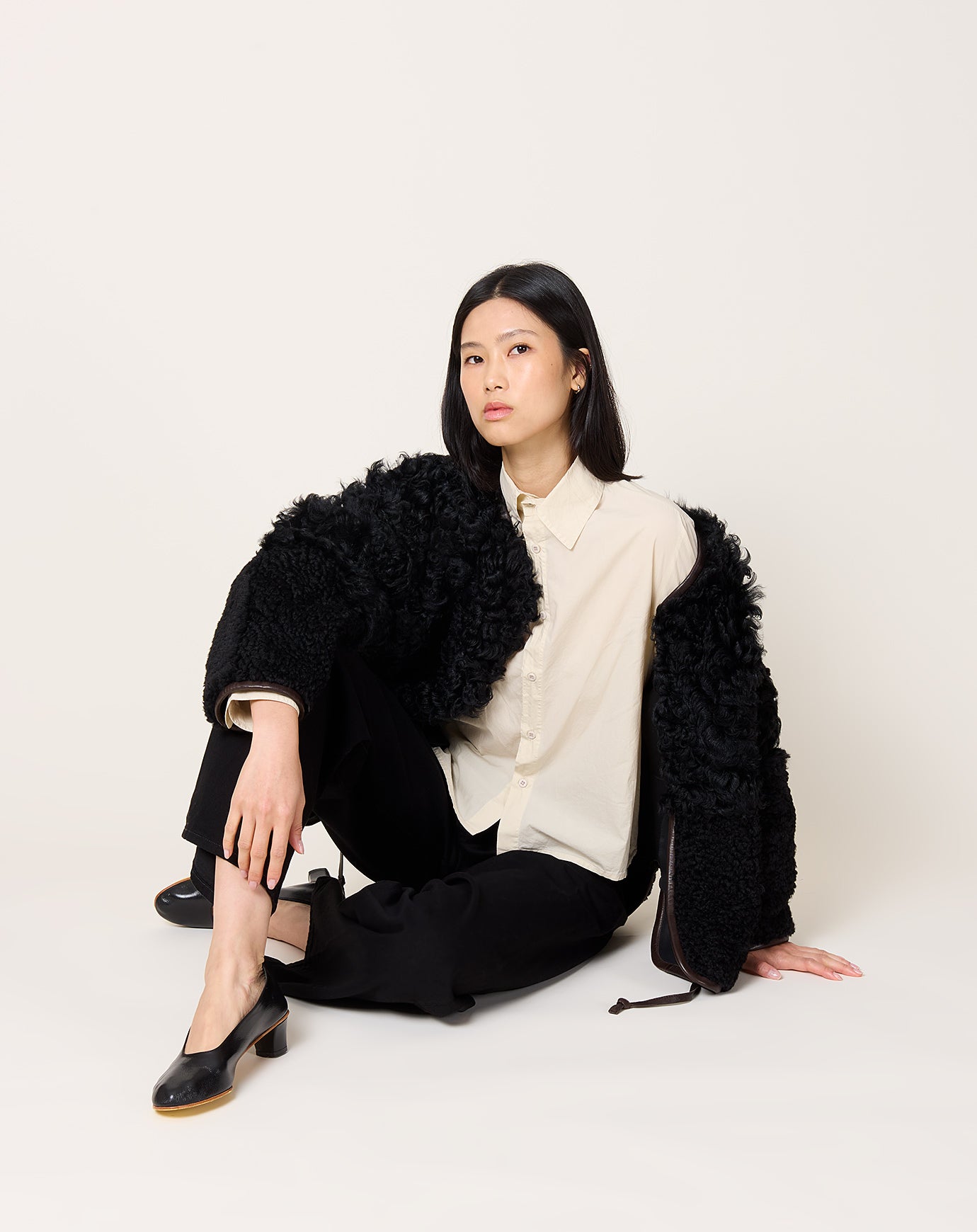 Milena Silvano Pyramid Robe in Chaga