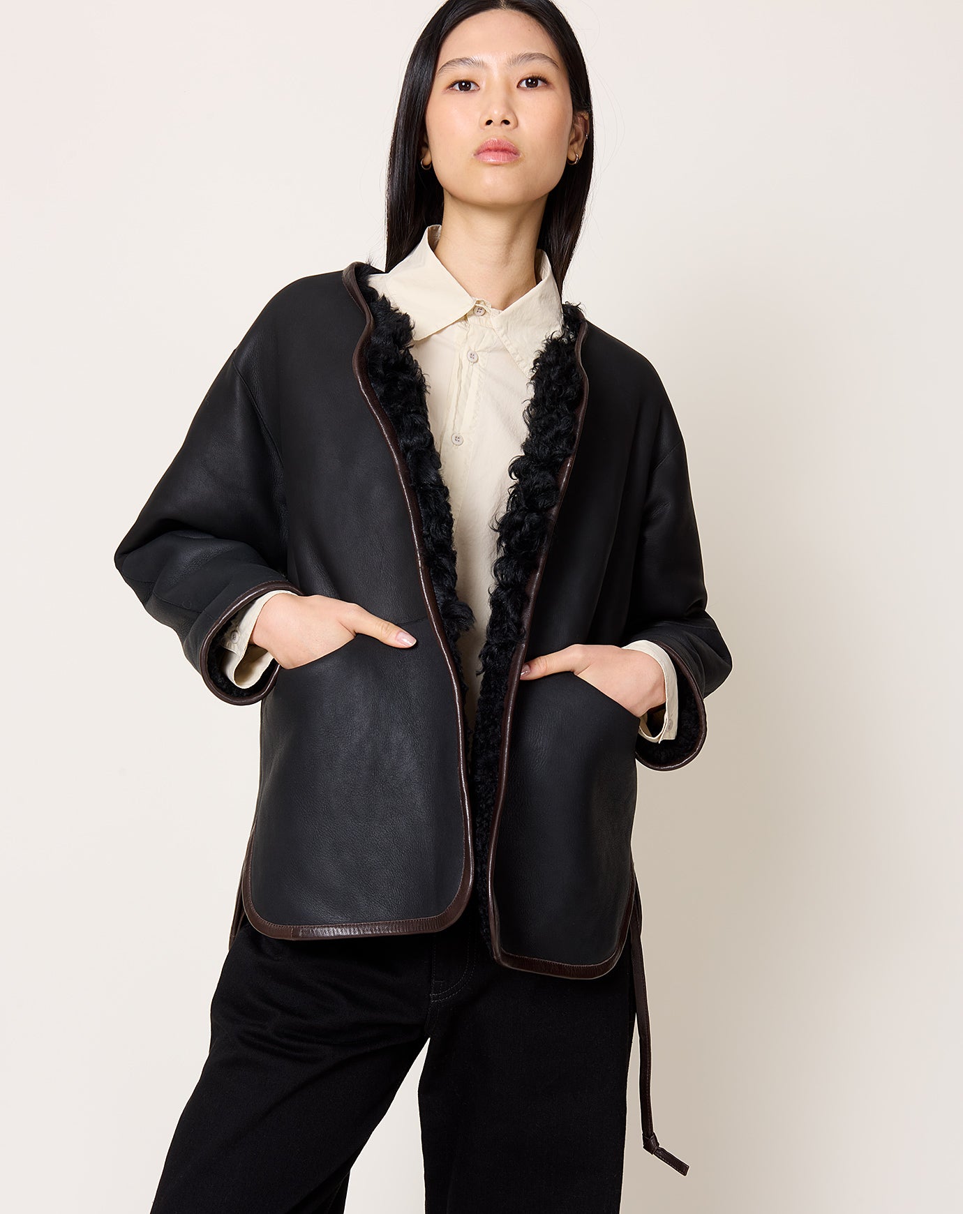 Milena Silvano Pyramid Robe in Chaga