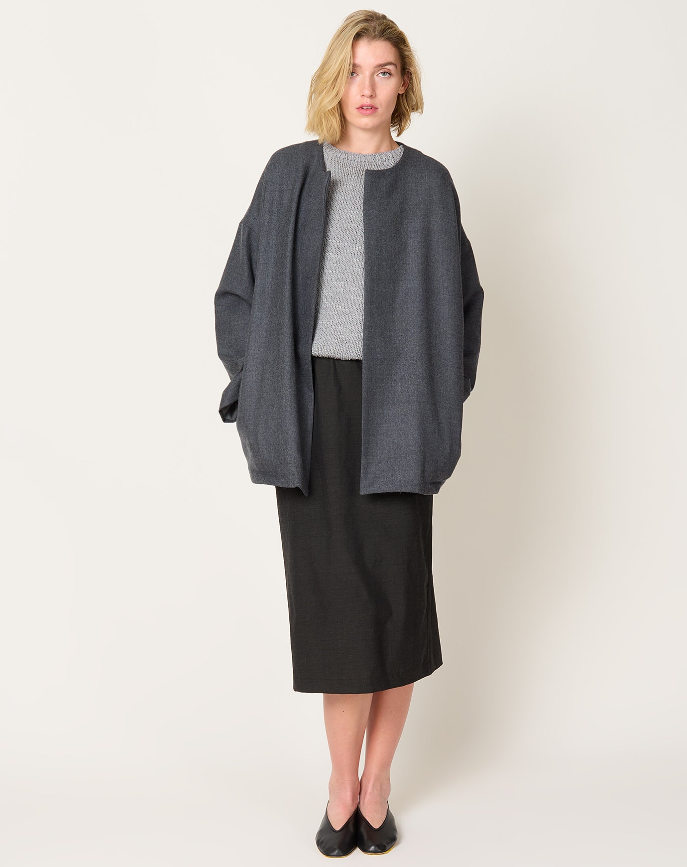 NITTO Ticca Jacket in Charcoal Grey & Anthracite Grey