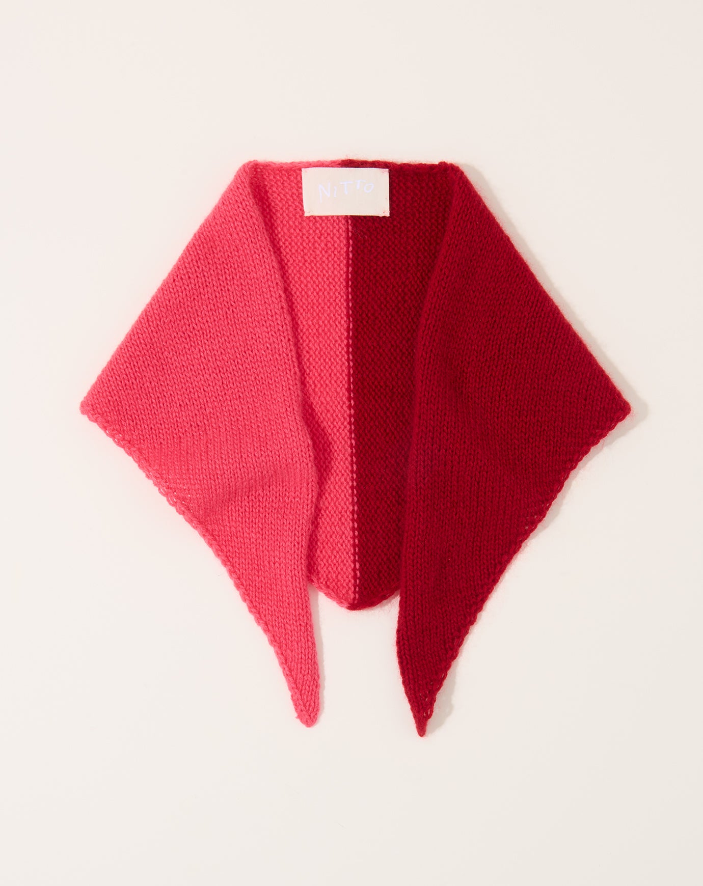 NITTO Trimo Neckerchief in Bordeaux/Coral