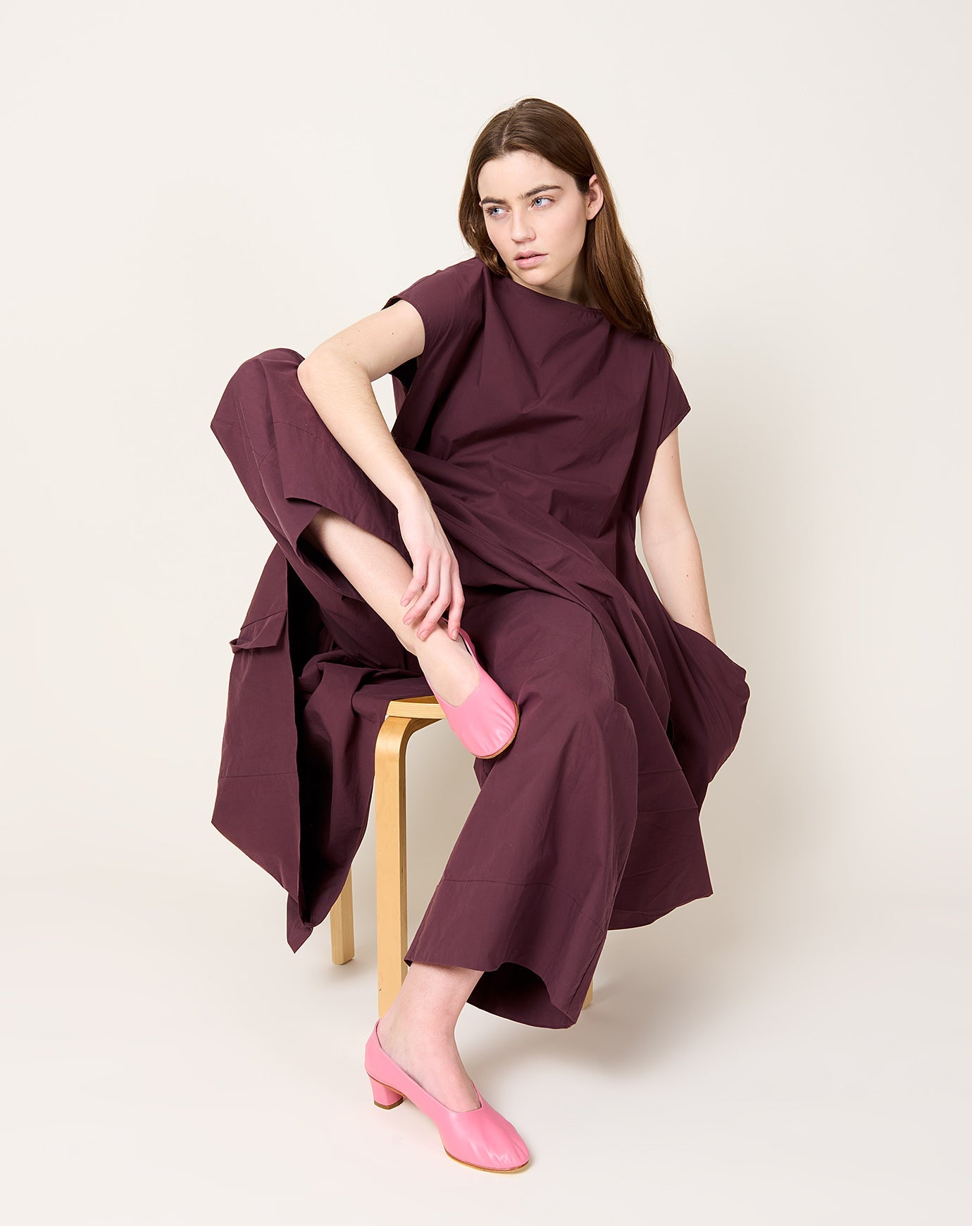 Rachel Comey Coxsone Pant in Merlot
