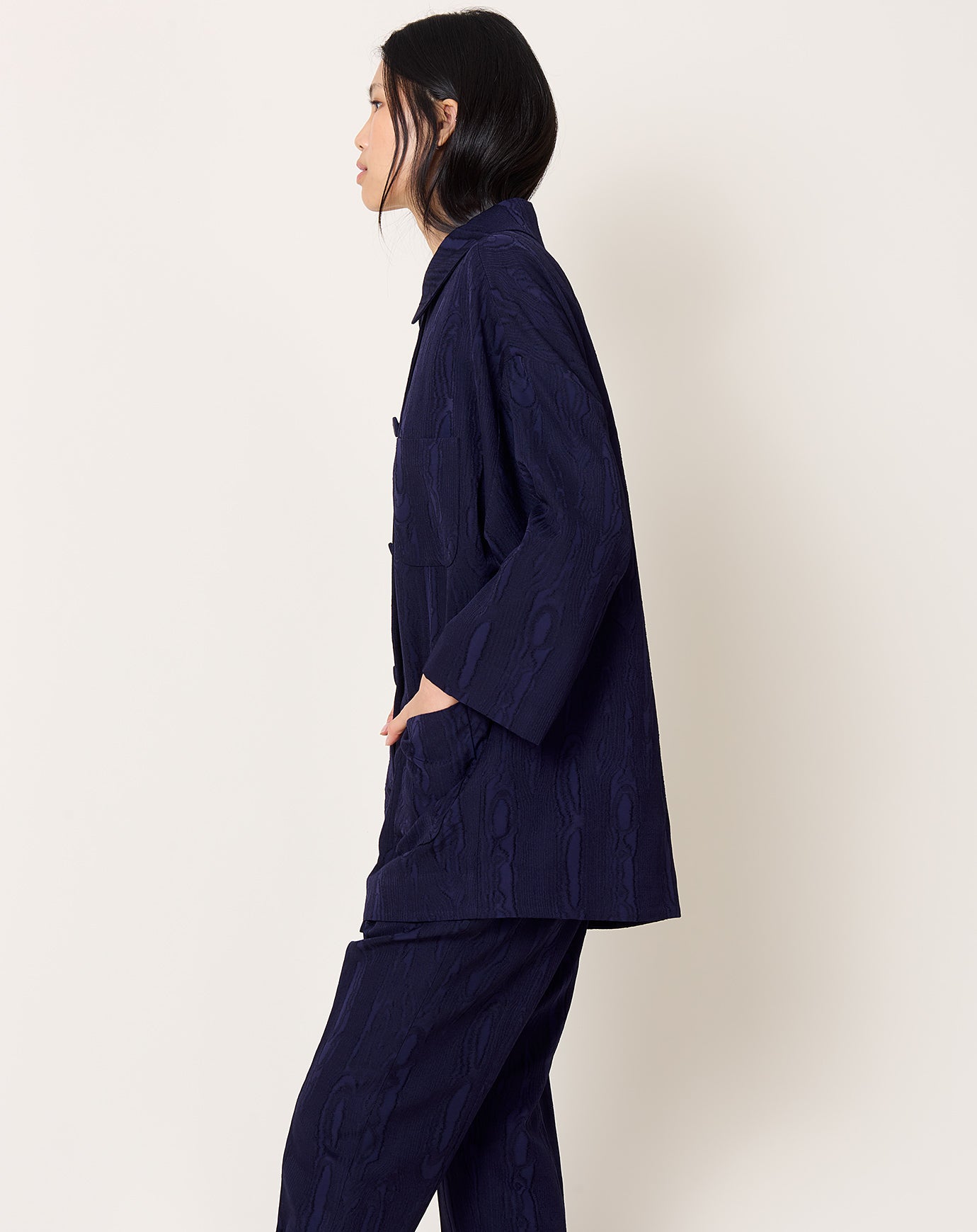 Rachel Comey Chore Jacket in Navy Moreen