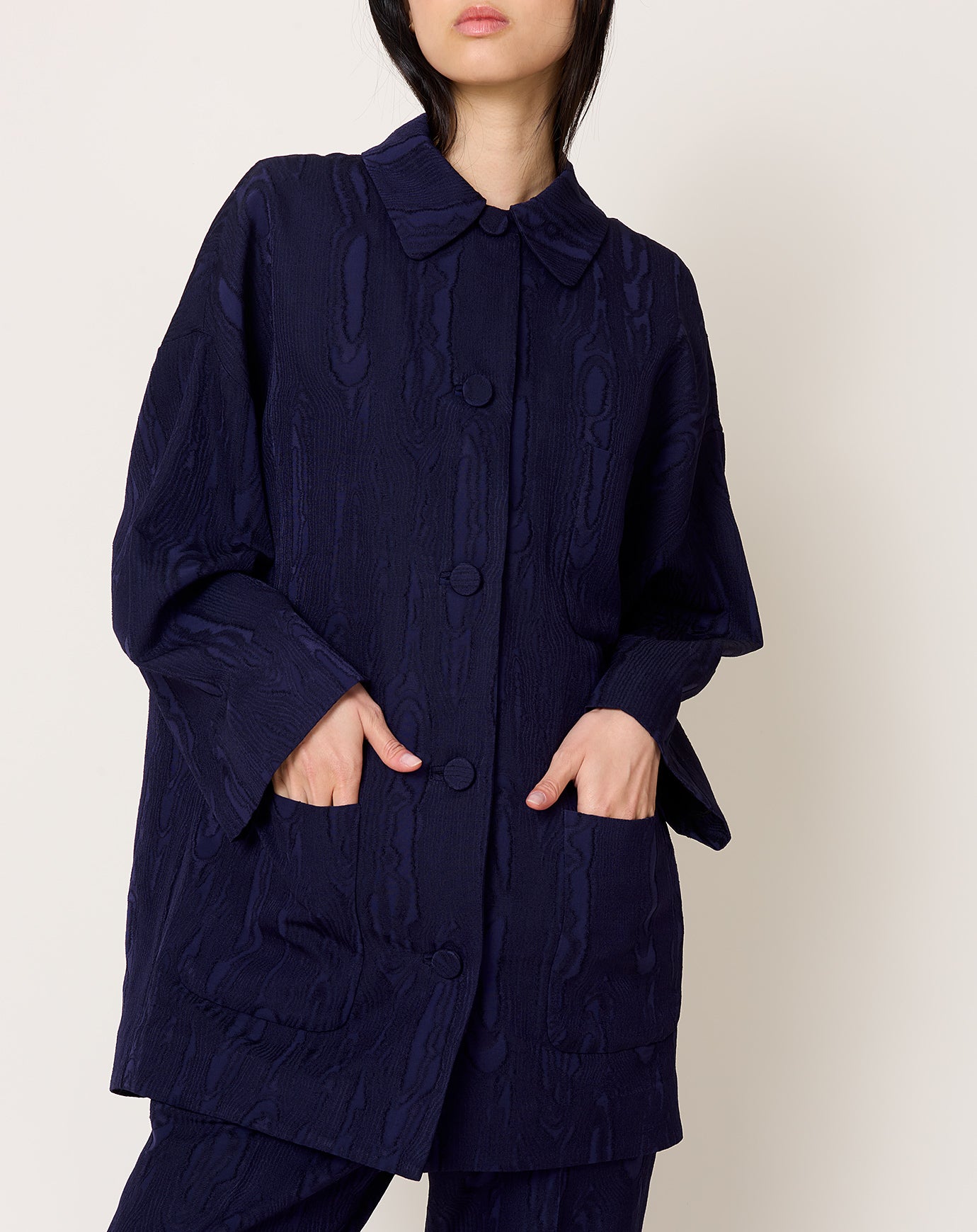 Rachel Comey Chore Jacket in Navy Moreen