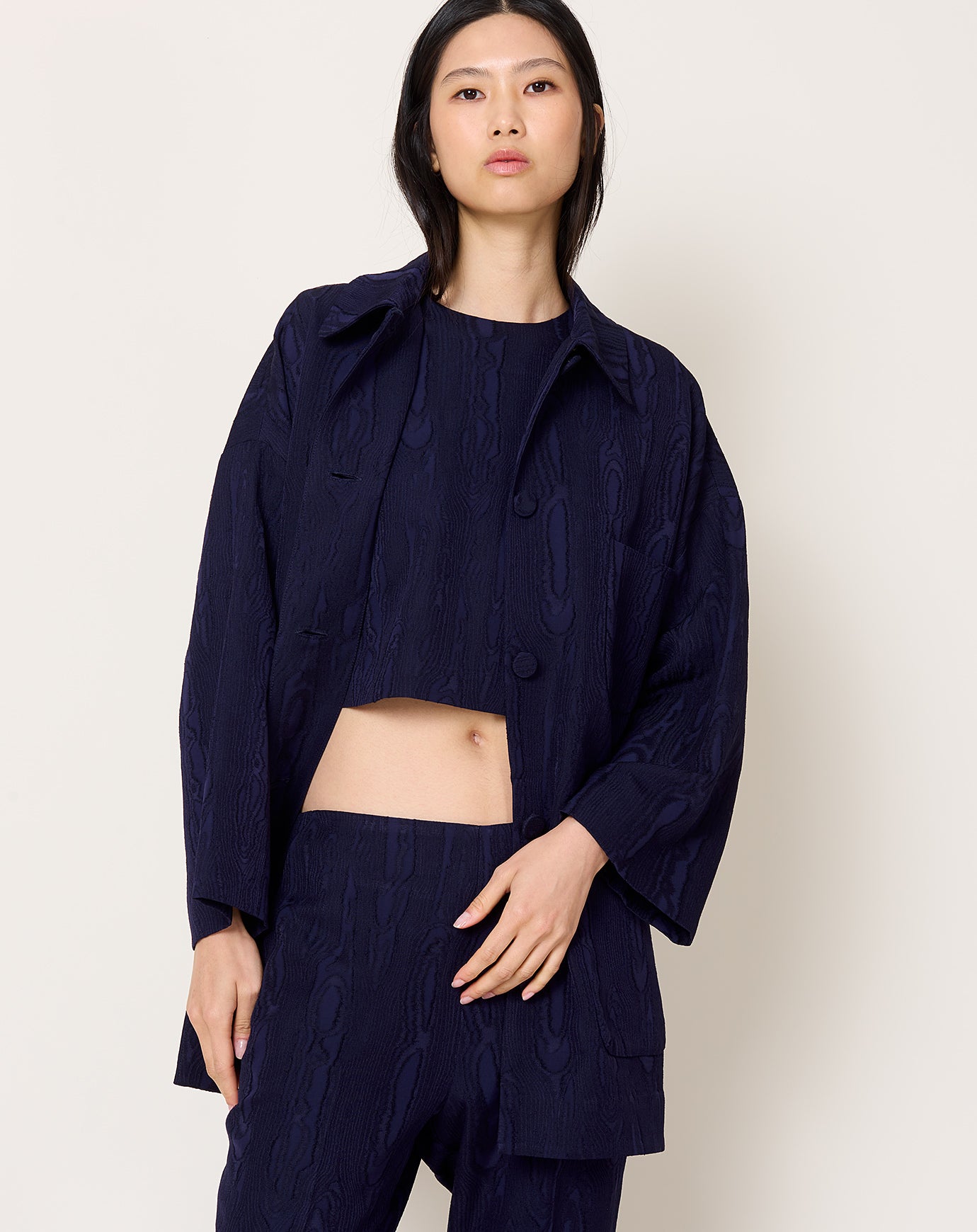 Rachel Comey Chore Jacket in Navy Moreen