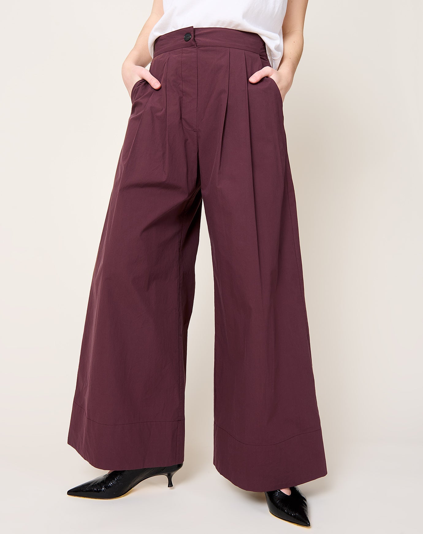 Rachel Comey Coxsone Pant in Merlot