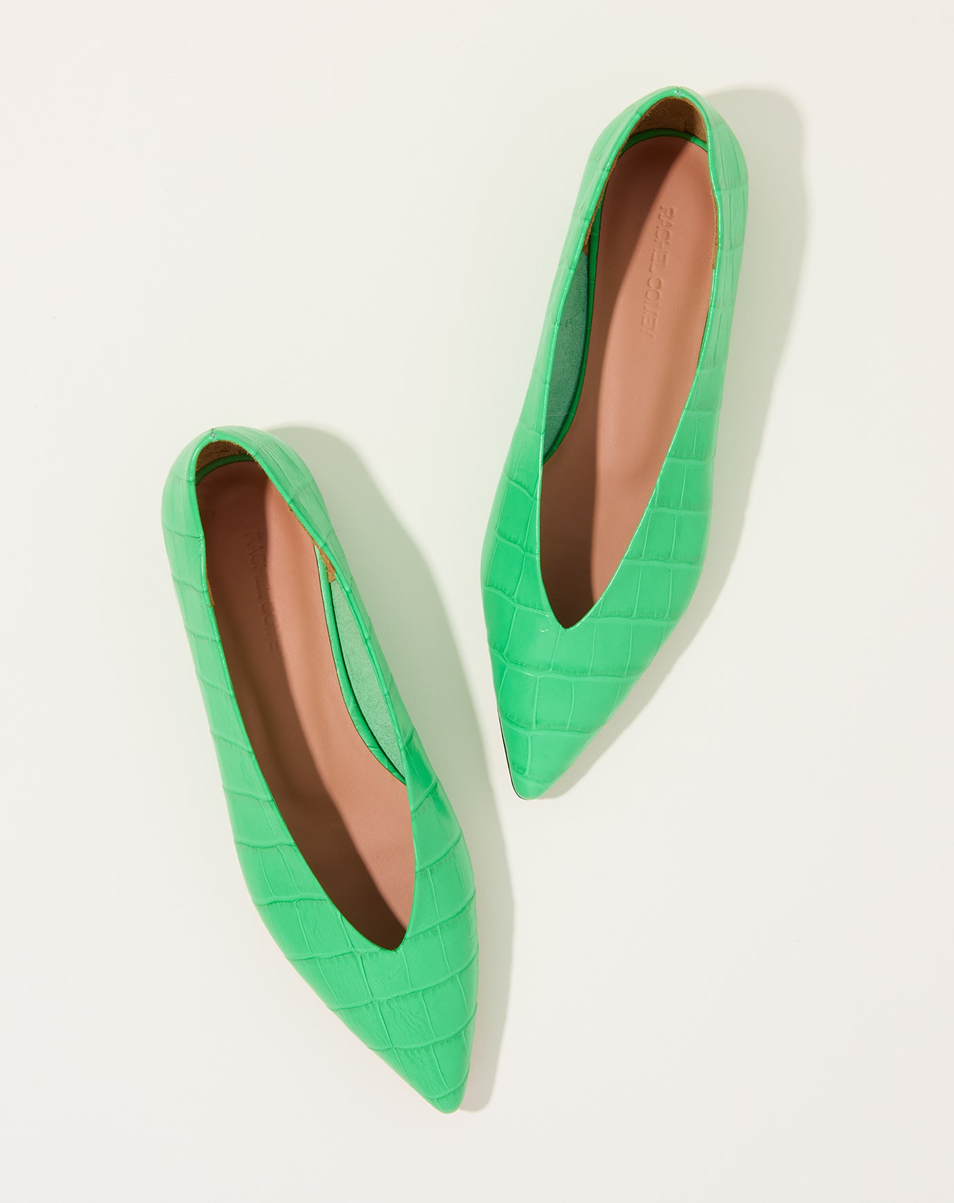 Rachel Comey Everleigh Ballet in Apple Croc