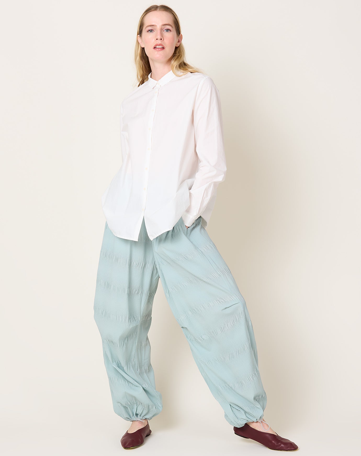 Rachel Comey Fezco Pant in Seafoam Pucker