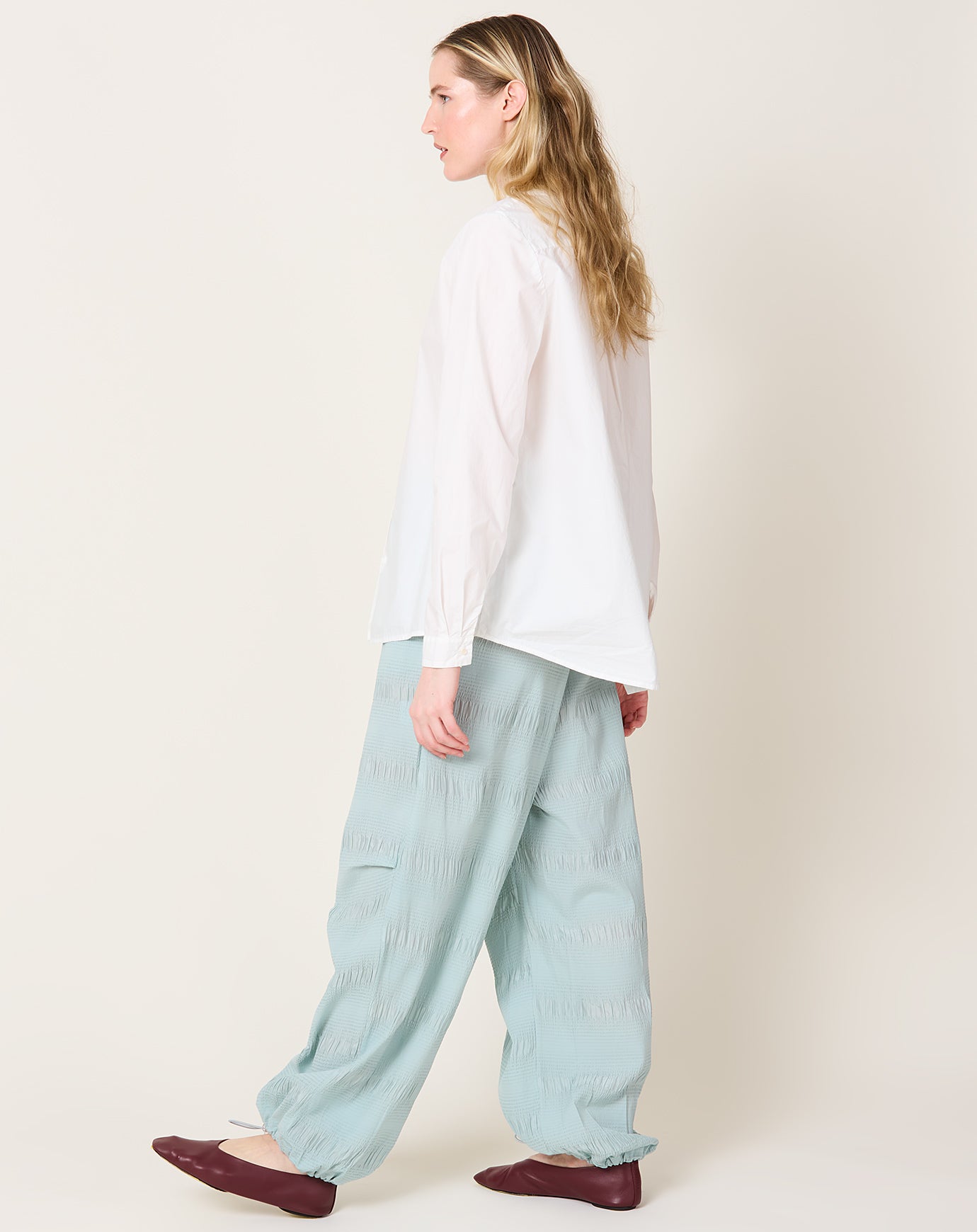 Rachel Comey Fezco Pant in Seafoam Pucker