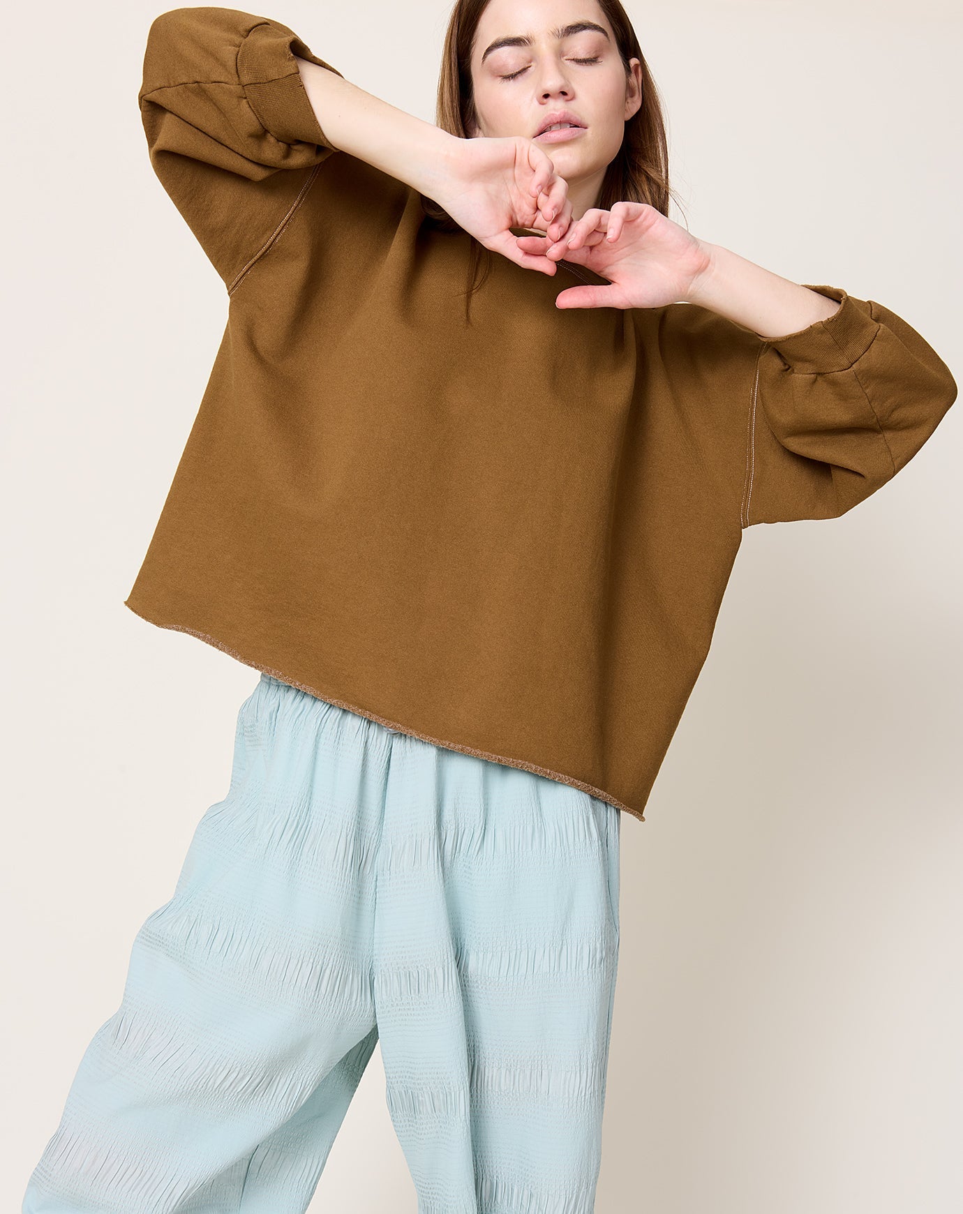 Rachel Comey Fond Sweatshirt in Bronze