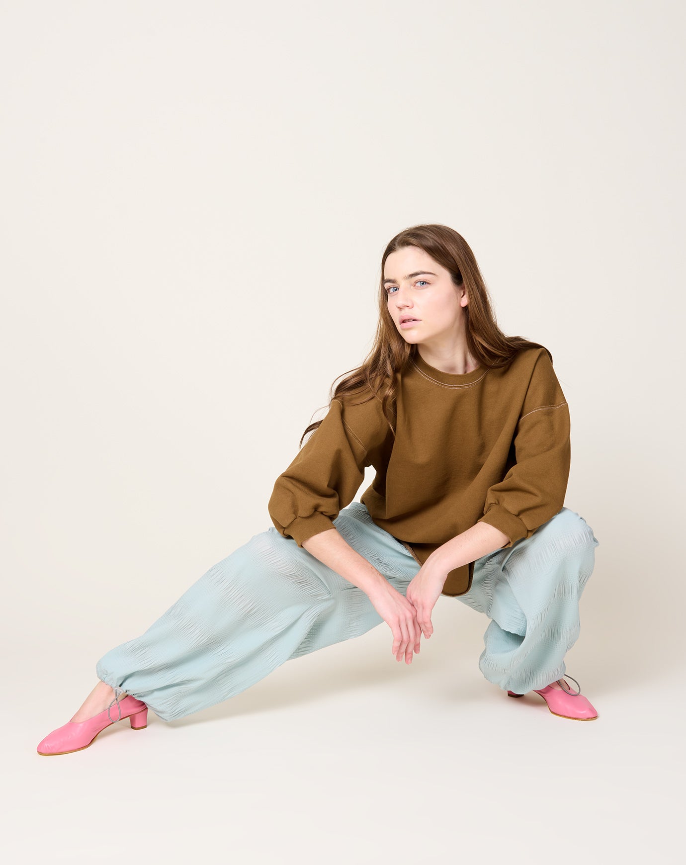 Rachel Comey Fezco Pant in Seafoam Pucker