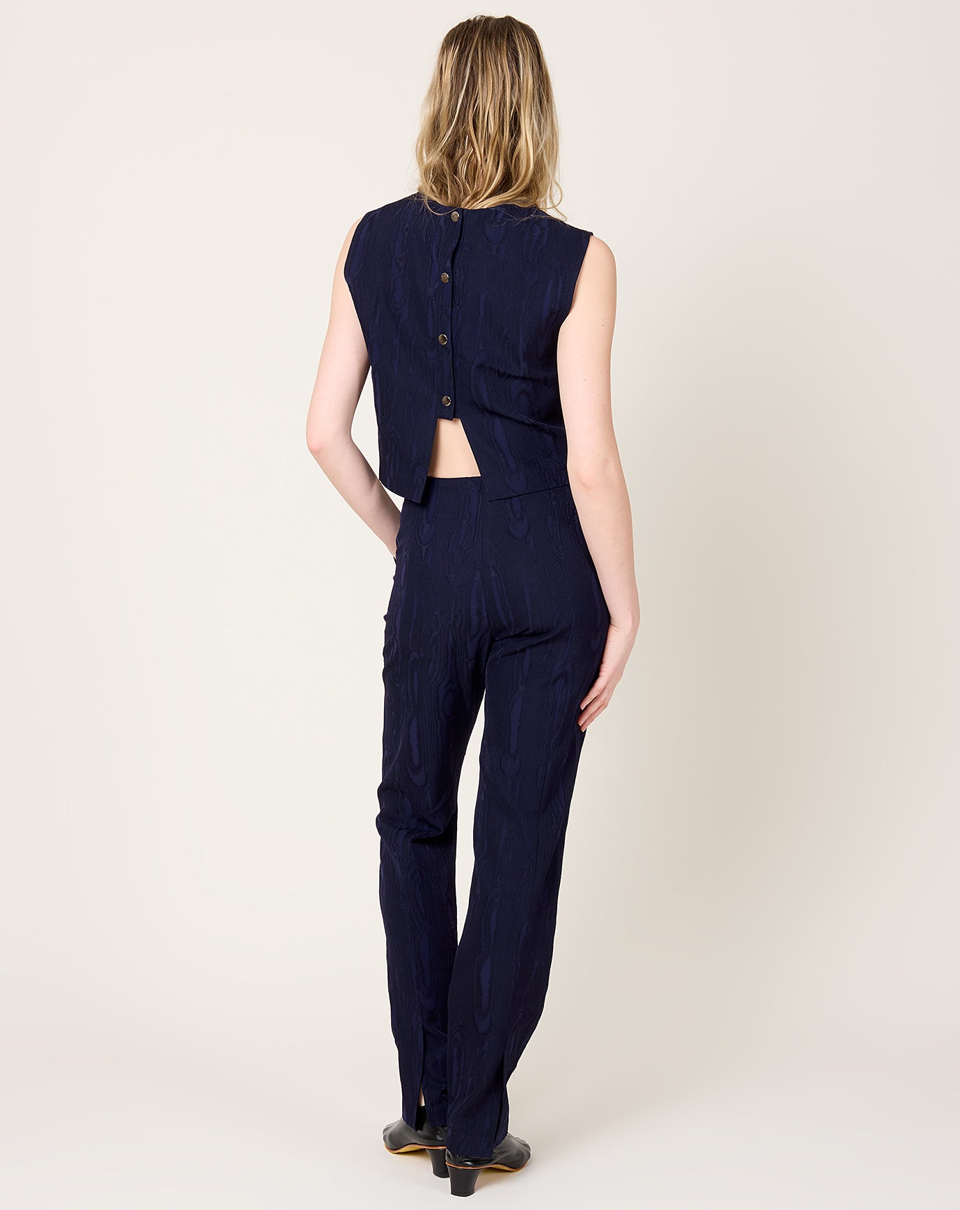 Rachel Comey Fractal Pant in Navy Moreen