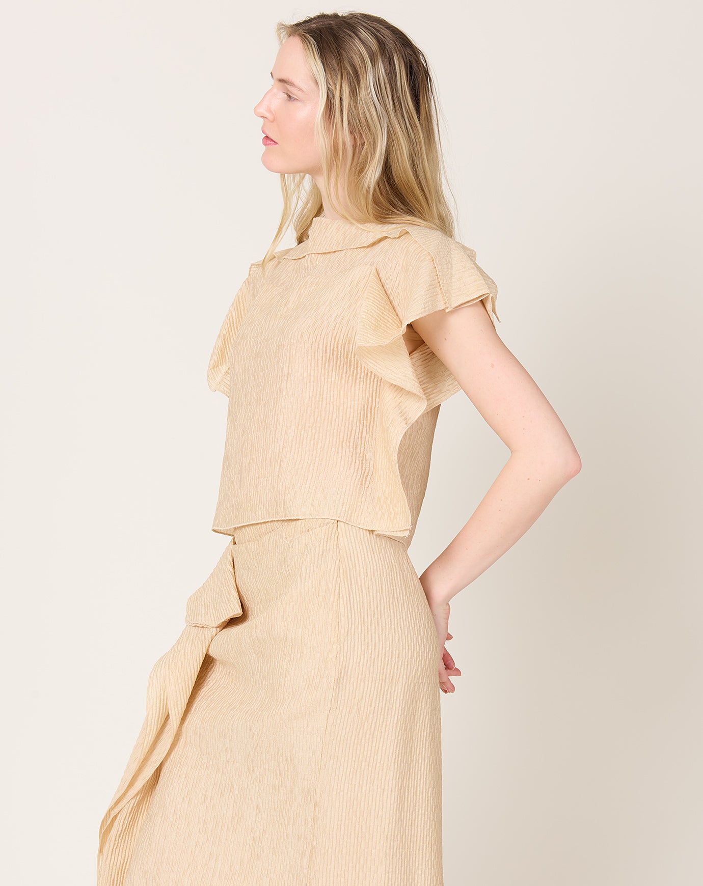 Rachel Comey Rivera Top in Light Peach