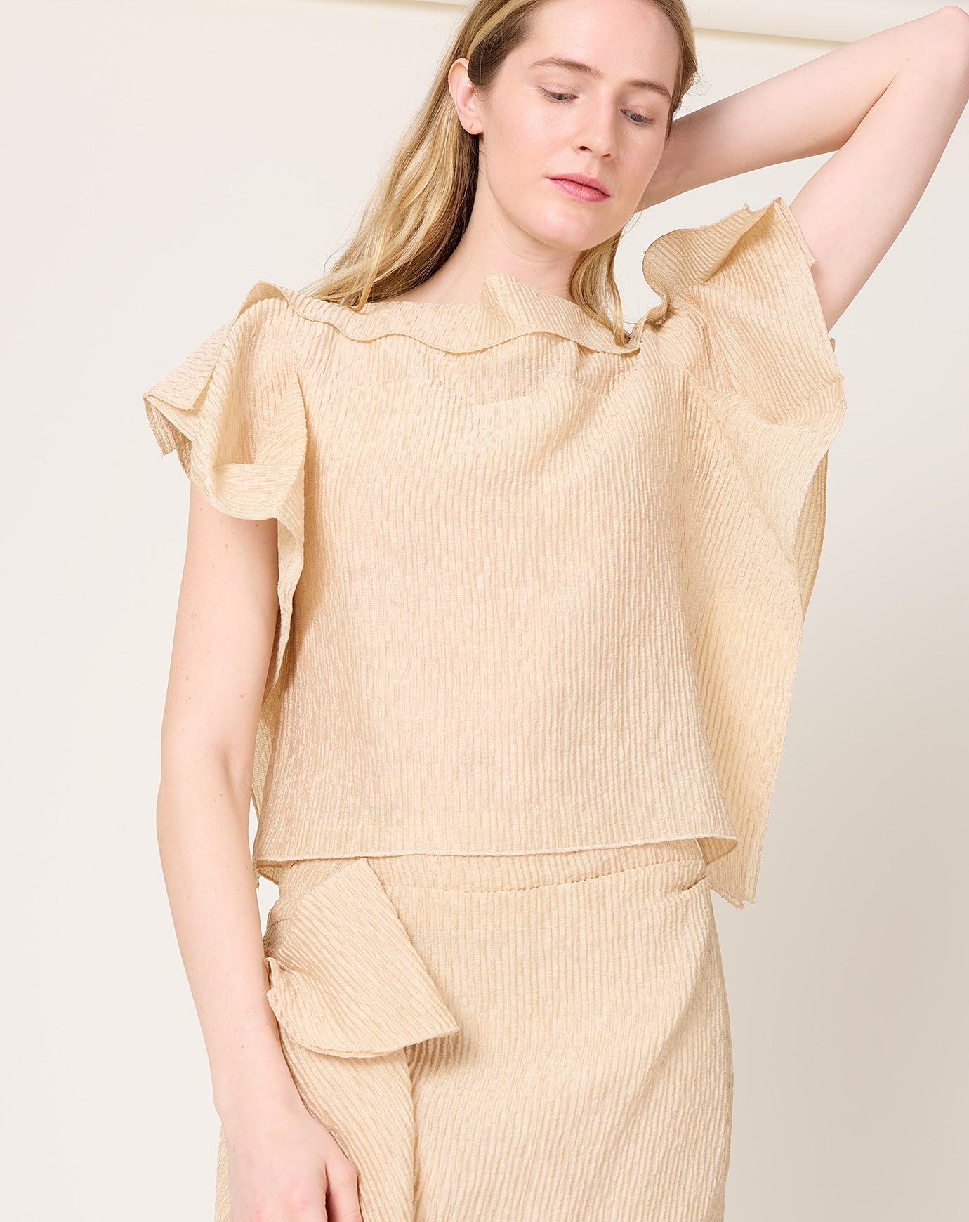 Rachel Comey Rivera Top in Light Peach