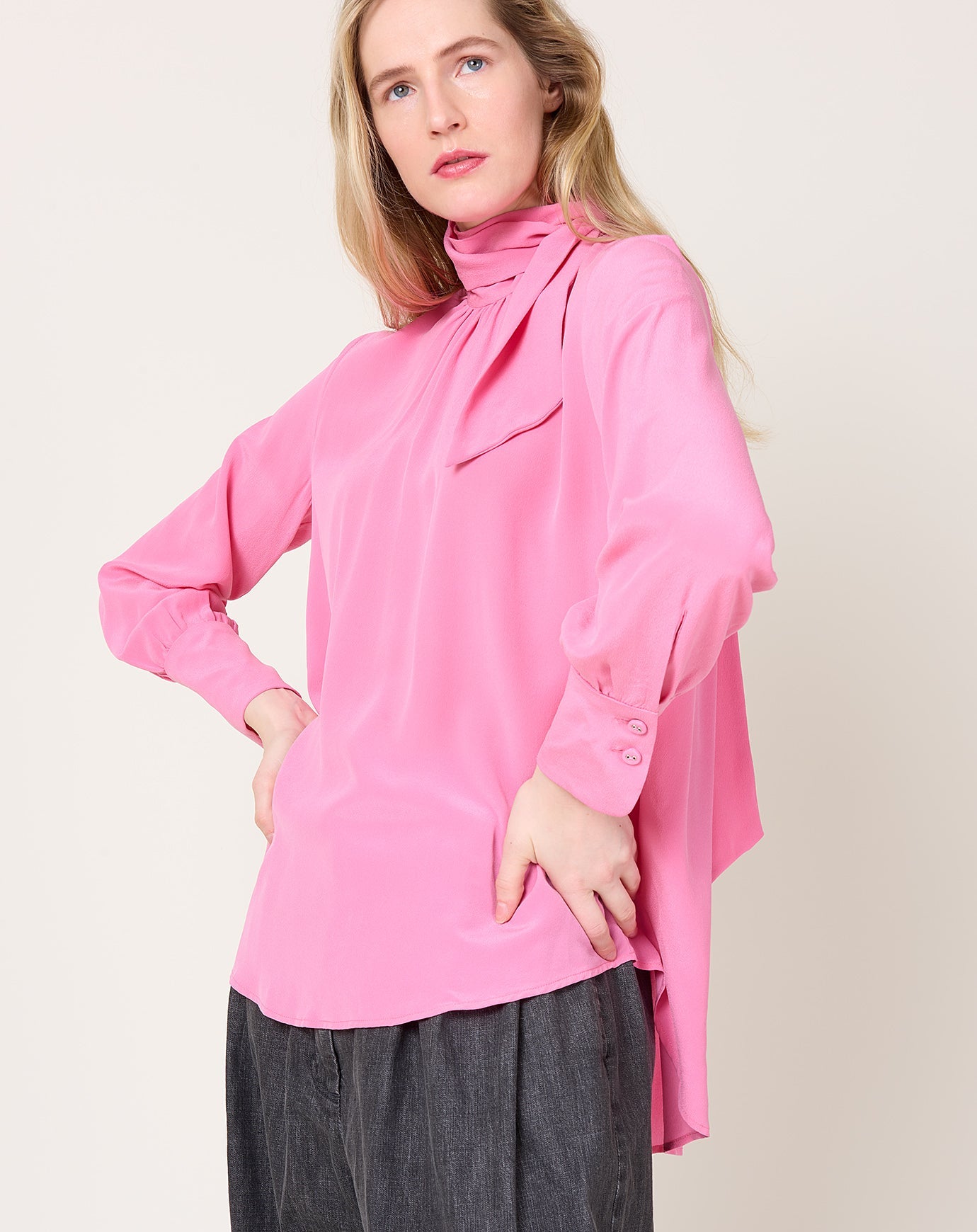 Rachel Comey Tie Rite Top in Pink